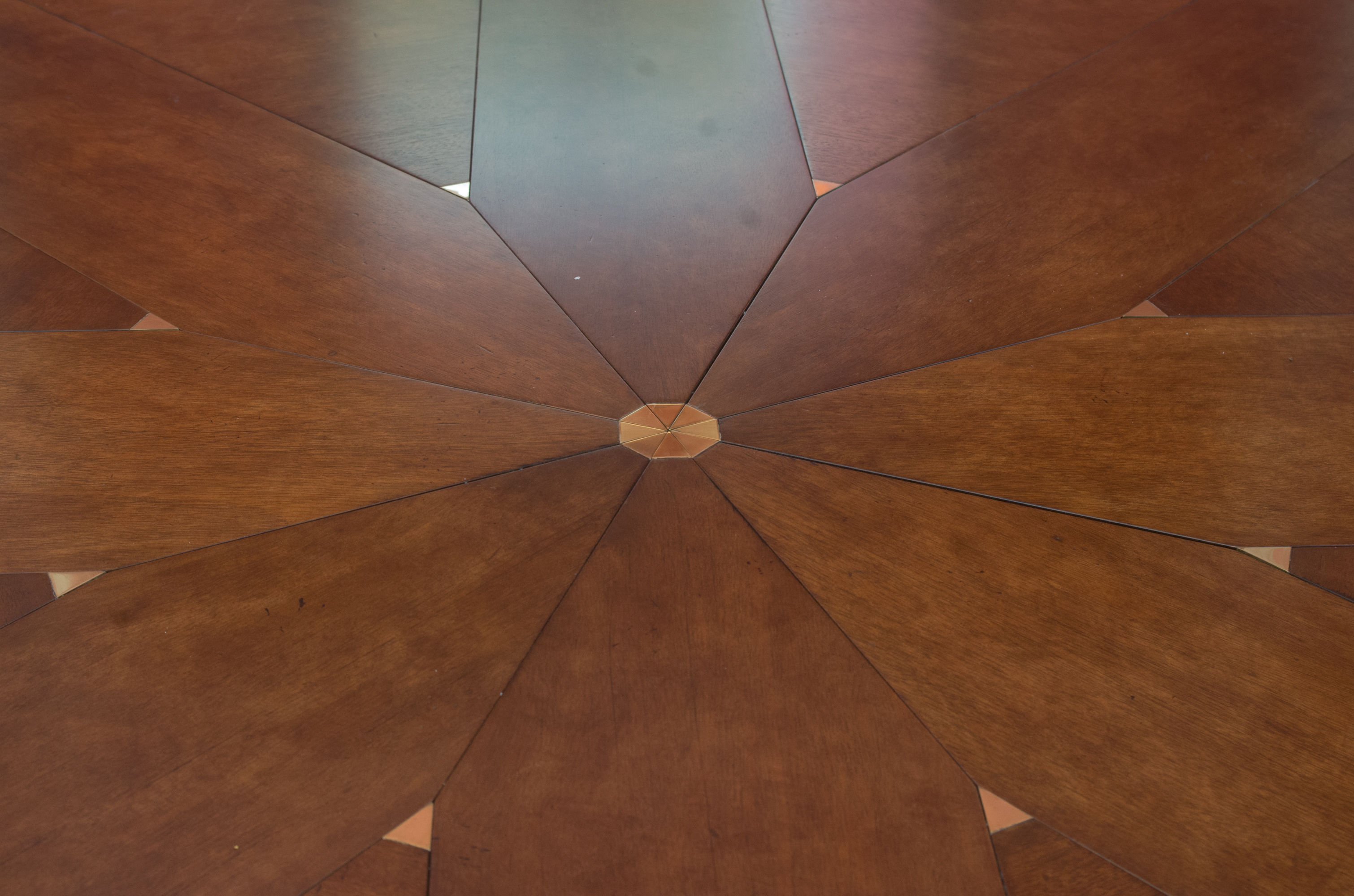 Oscar de la Renta Radial Dining Table and Leaf Cabinet  for Century