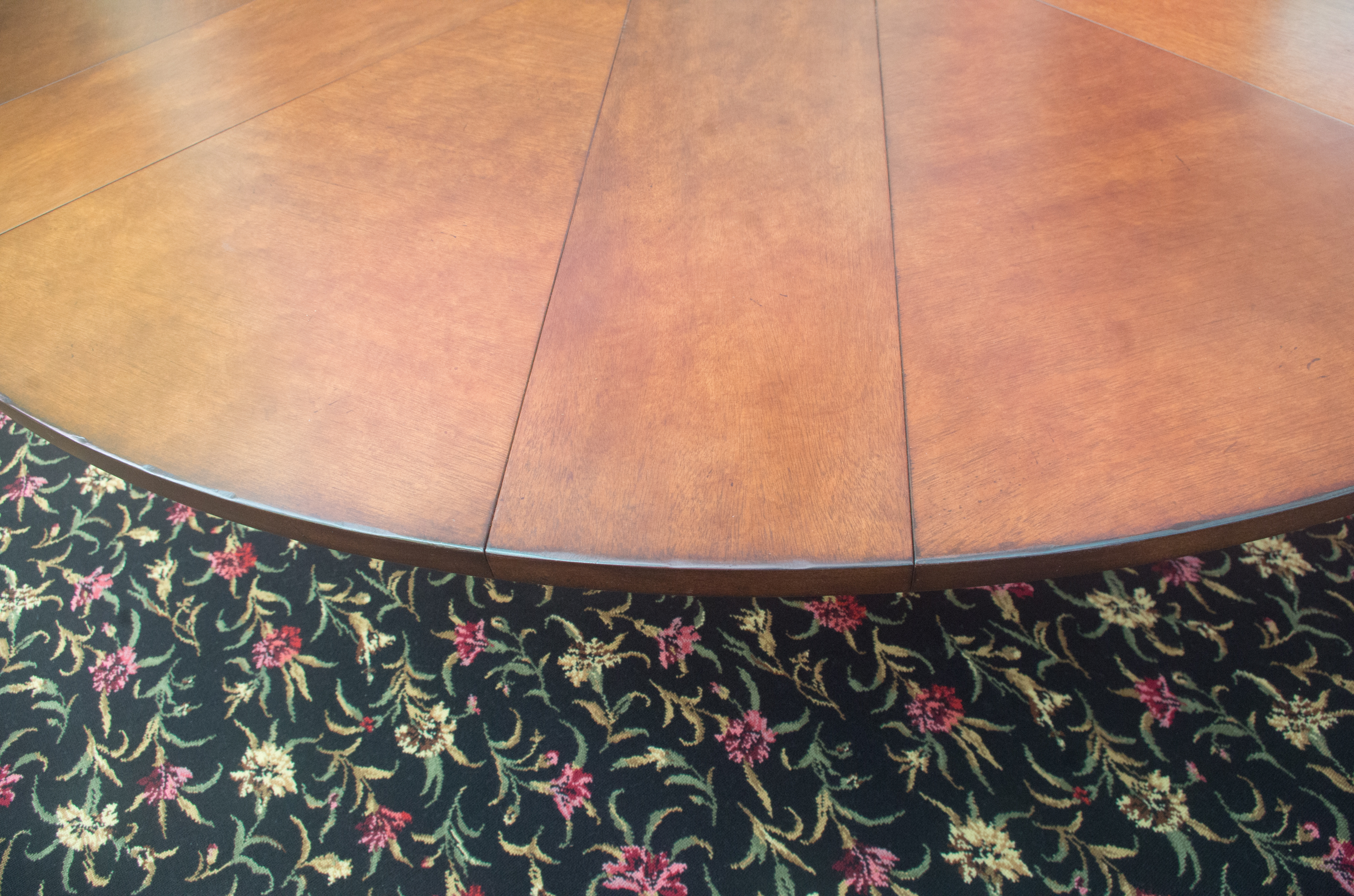 Oscar de la Renta Radial Dining Table and Leaf Cabinet  for Century