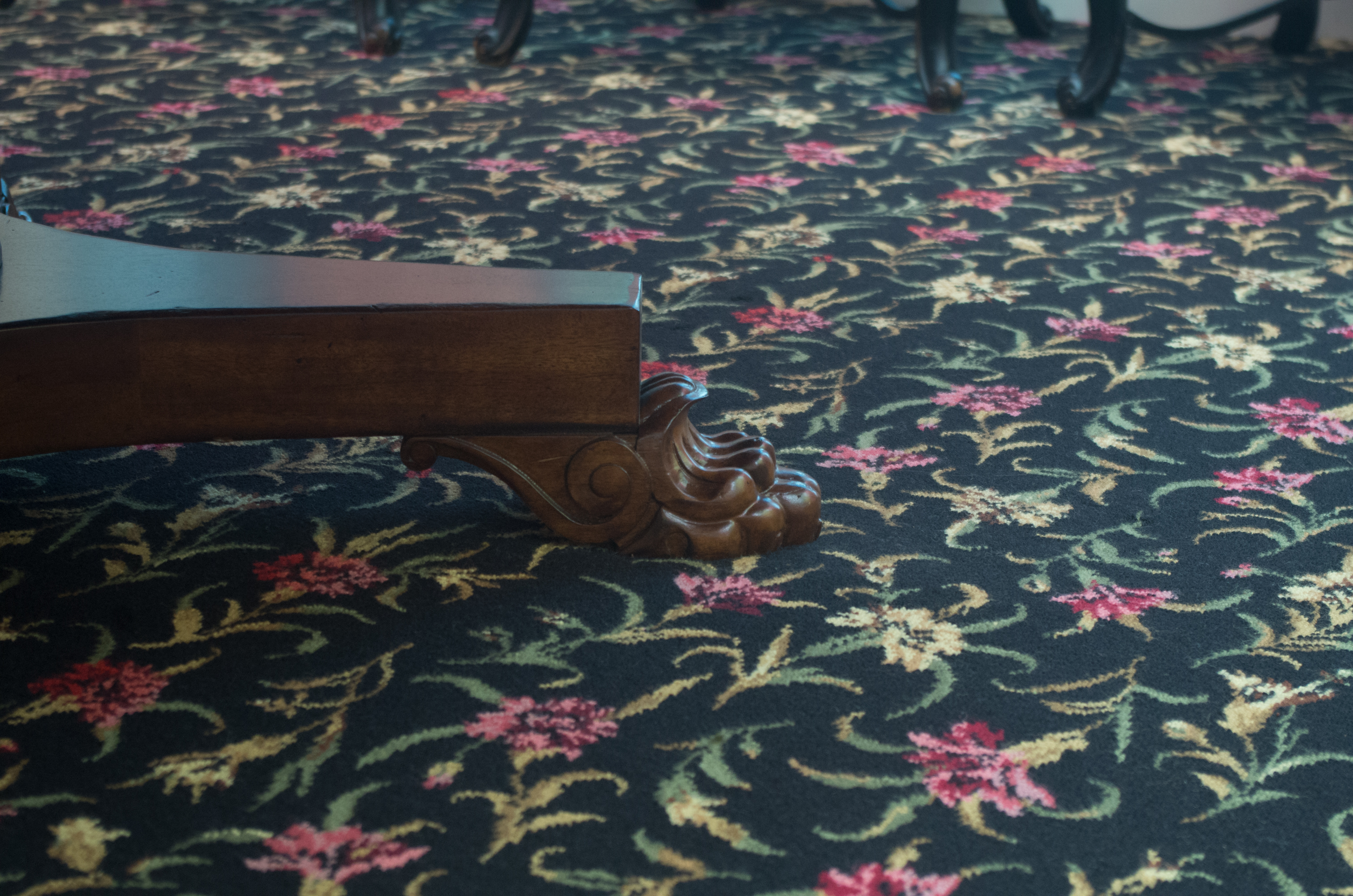 Oscar de la Renta Radial Dining Table and Leaf Cabinet  for Century