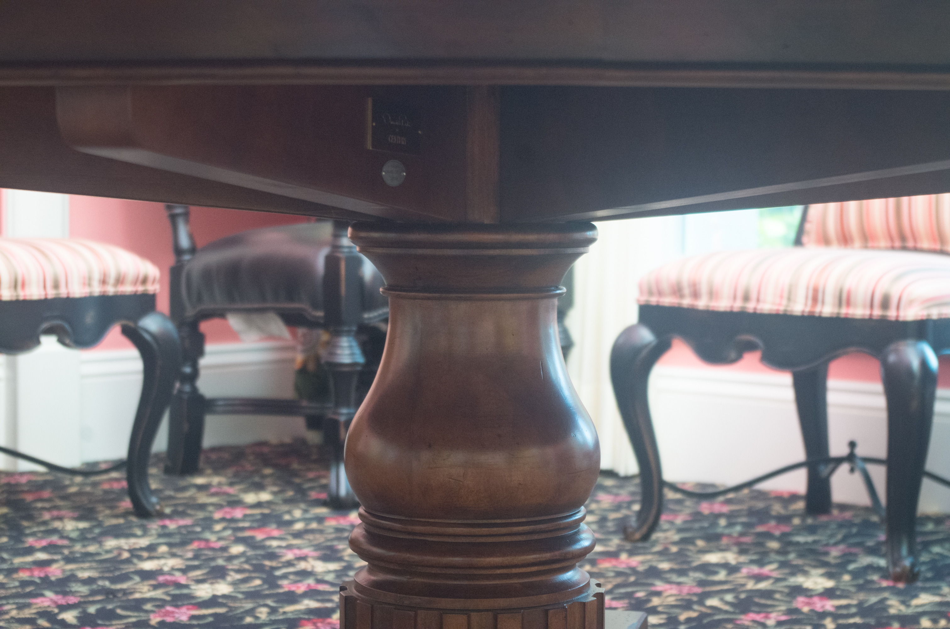 Oscar de la Renta Radial Dining Table and Leaf Cabinet  for Century