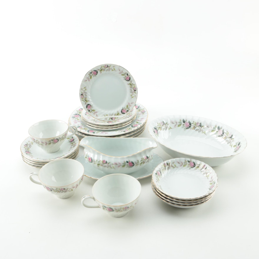 Vintage Creative "Regency Rose" Porcelain Tableware
