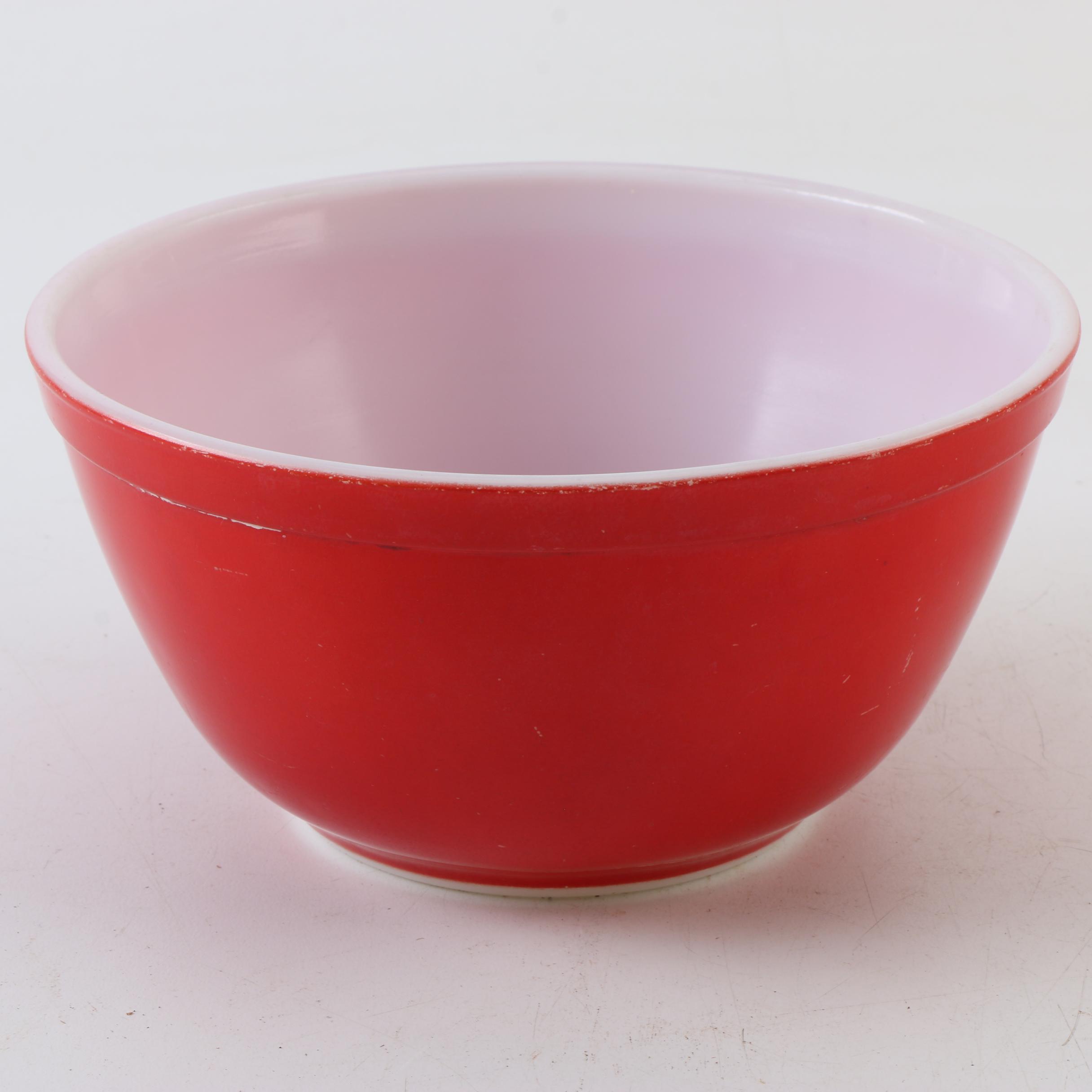 Pyrex "Primary Colors" Mixing Bowls, Circa 1945-1949