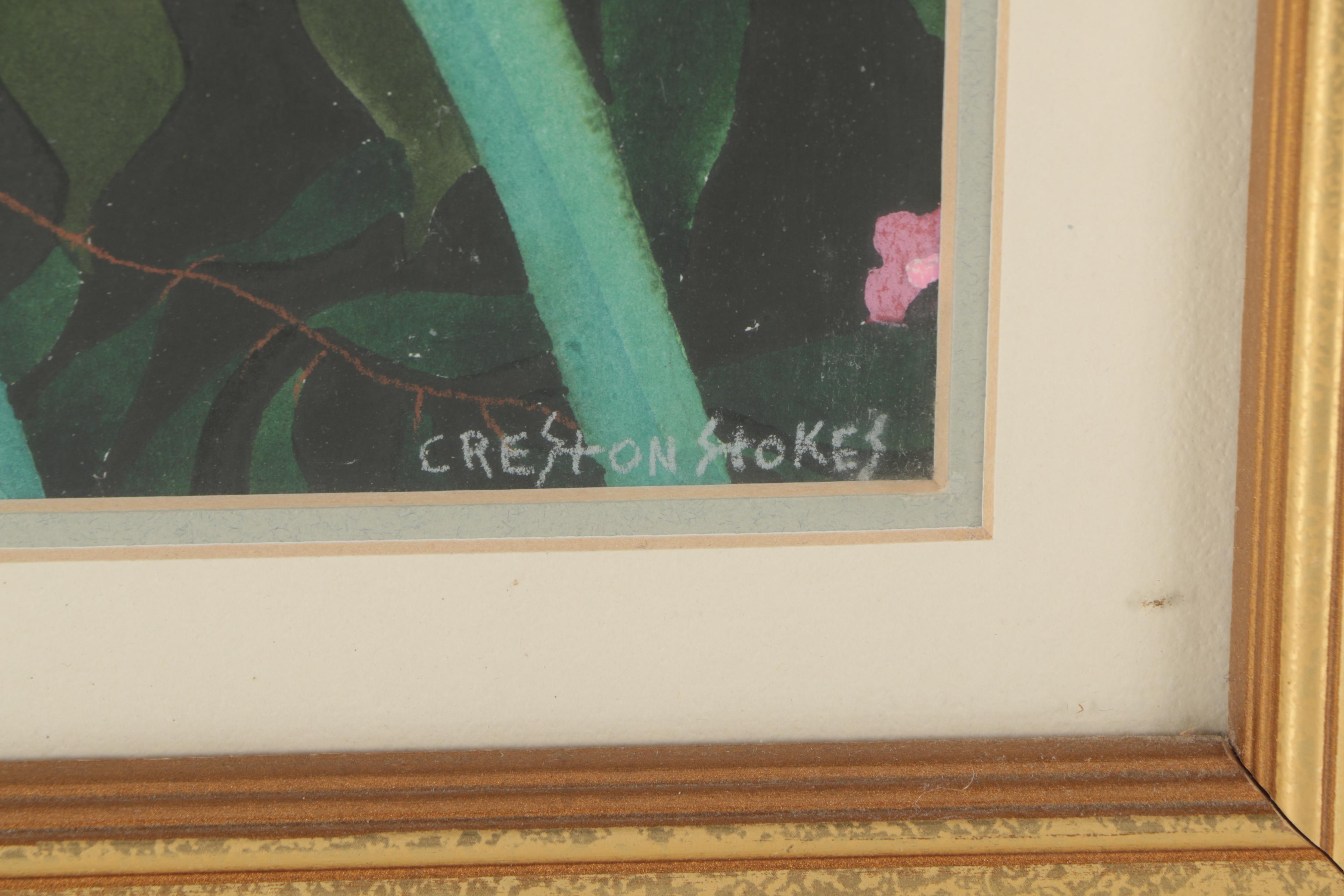 Creston Stokes Mixed Media Painting