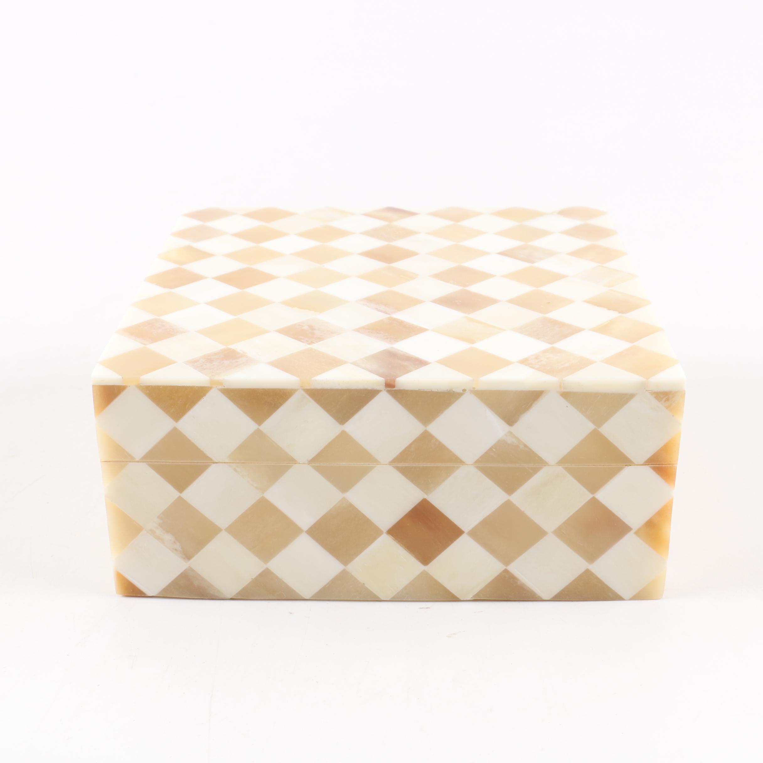 Decorative Dyed Bone Nesting Boxes