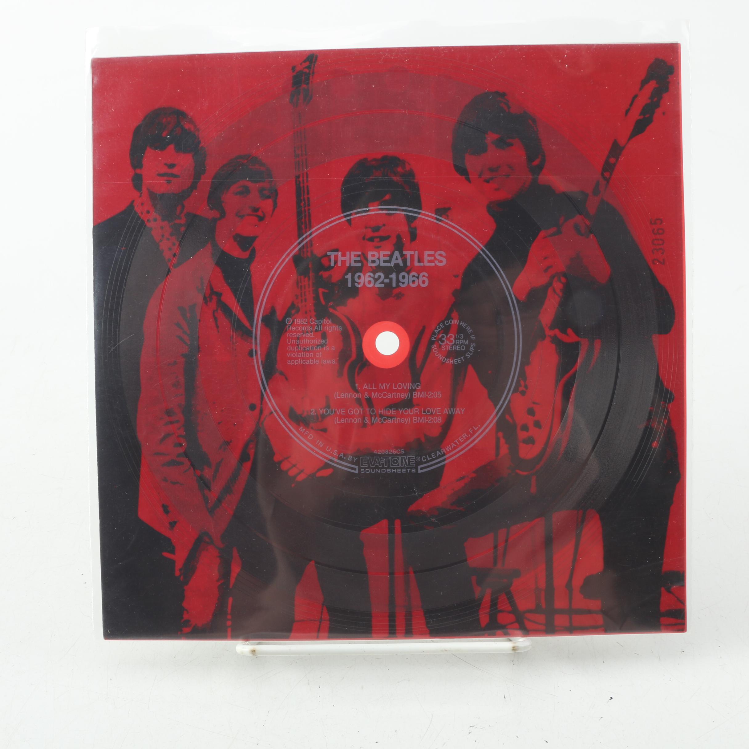 The Beatles Eva-Tone Soundsheets Promotional Flexi-Disc Record Collection