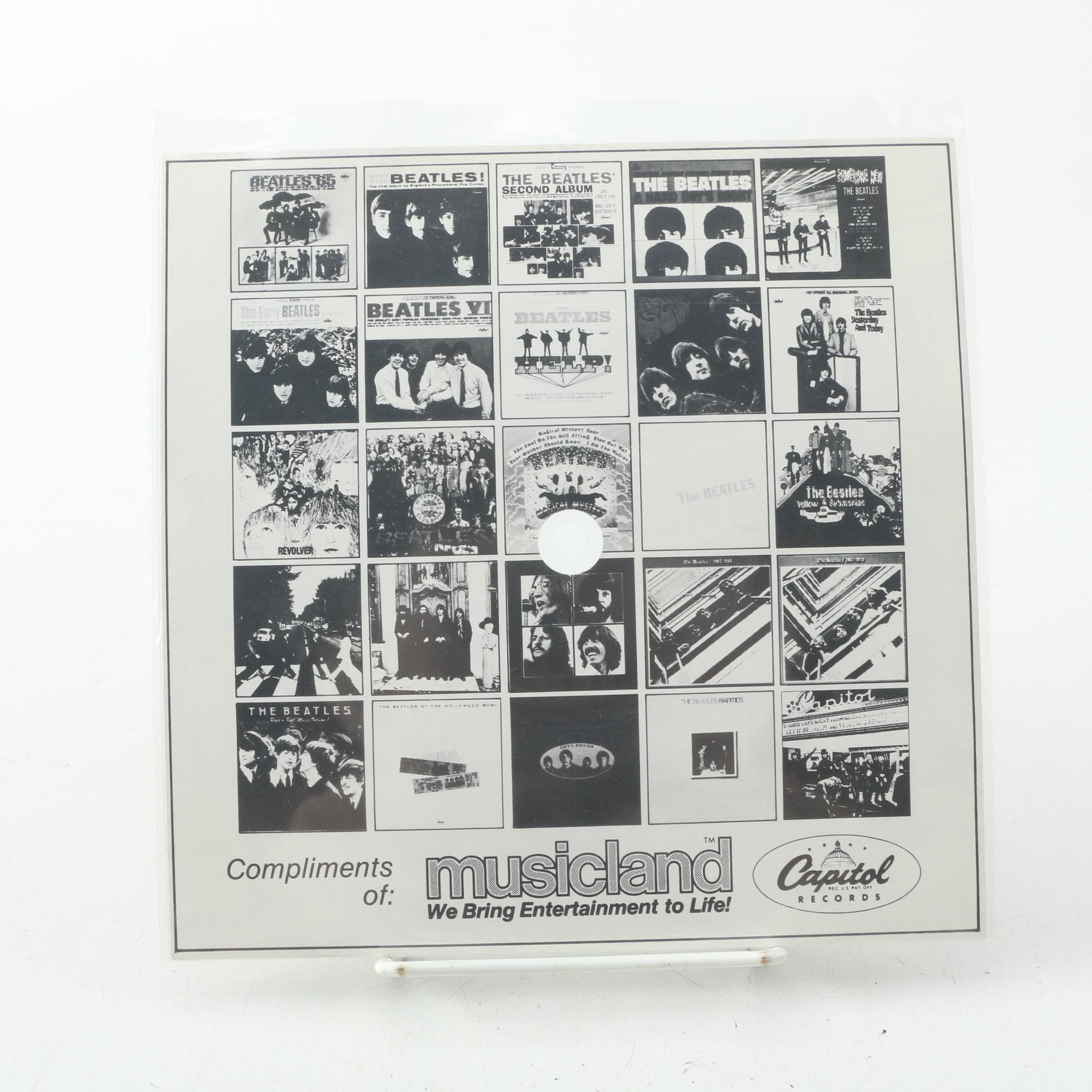 The Beatles Eva-Tone Soundsheets Promotional Flexi-Disc Record Collection