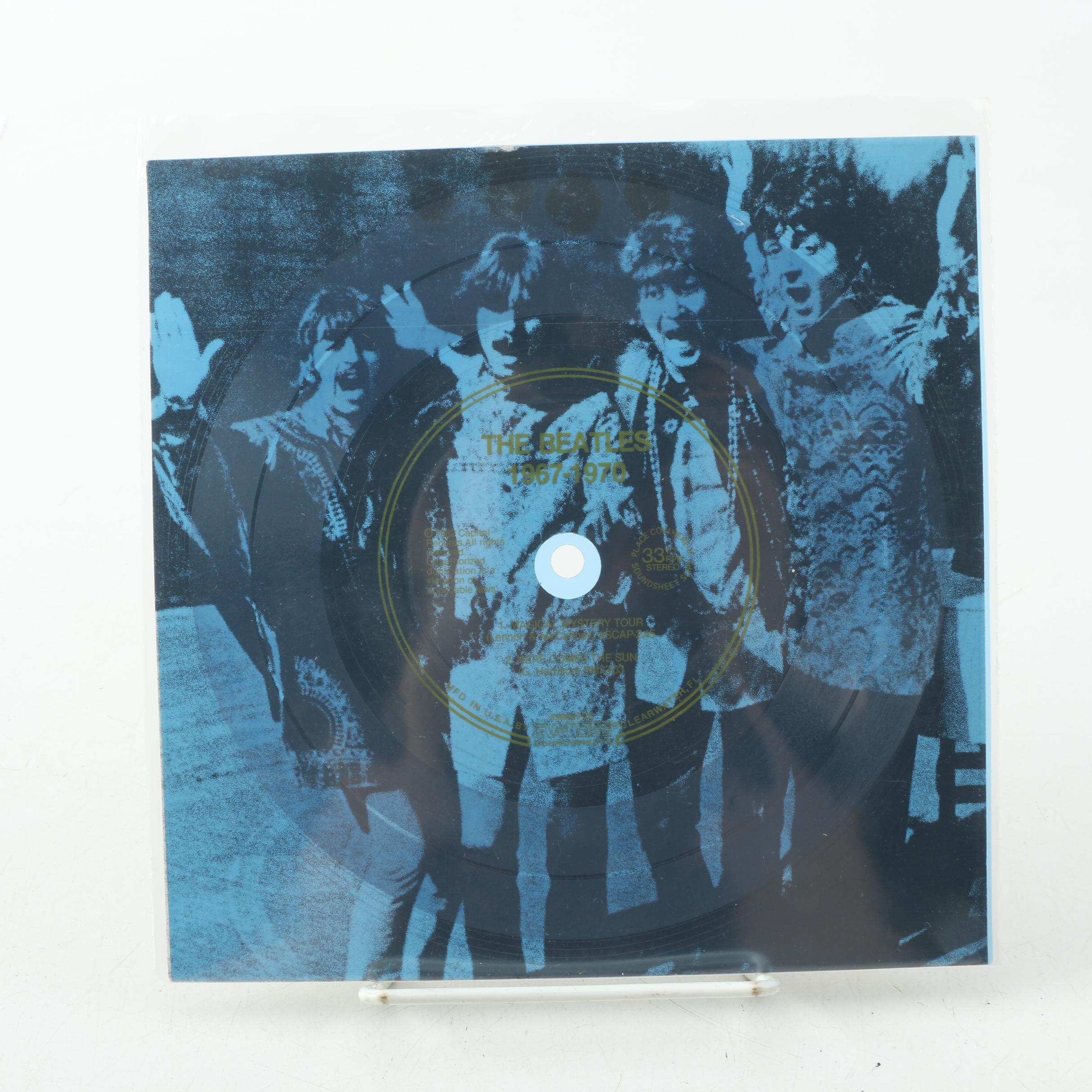 The Beatles Eva-Tone Soundsheets Promotional Flexi-Disc Record Collection