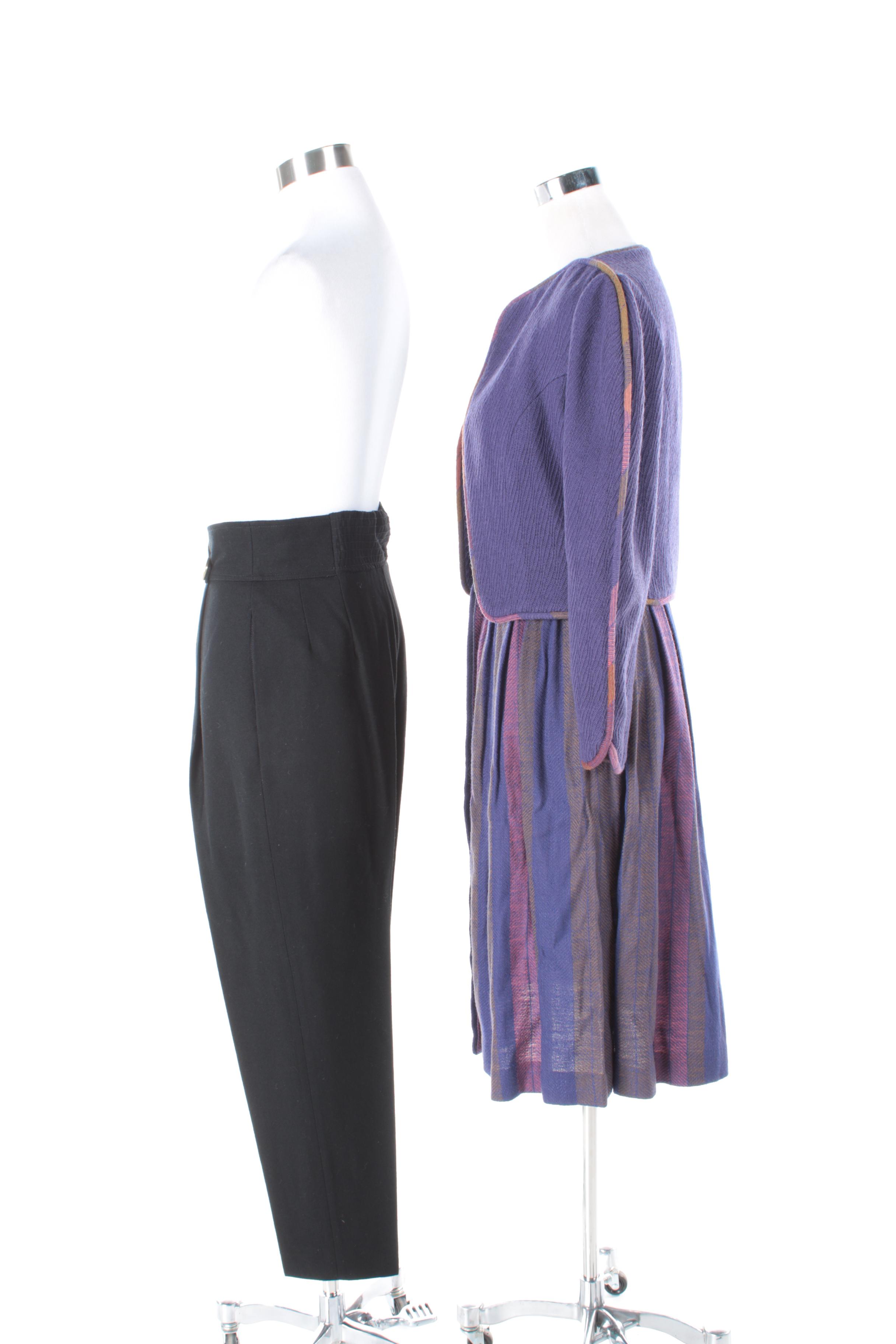 Vintage Jeanne Marc Wool Jacket, Skirt and Pants