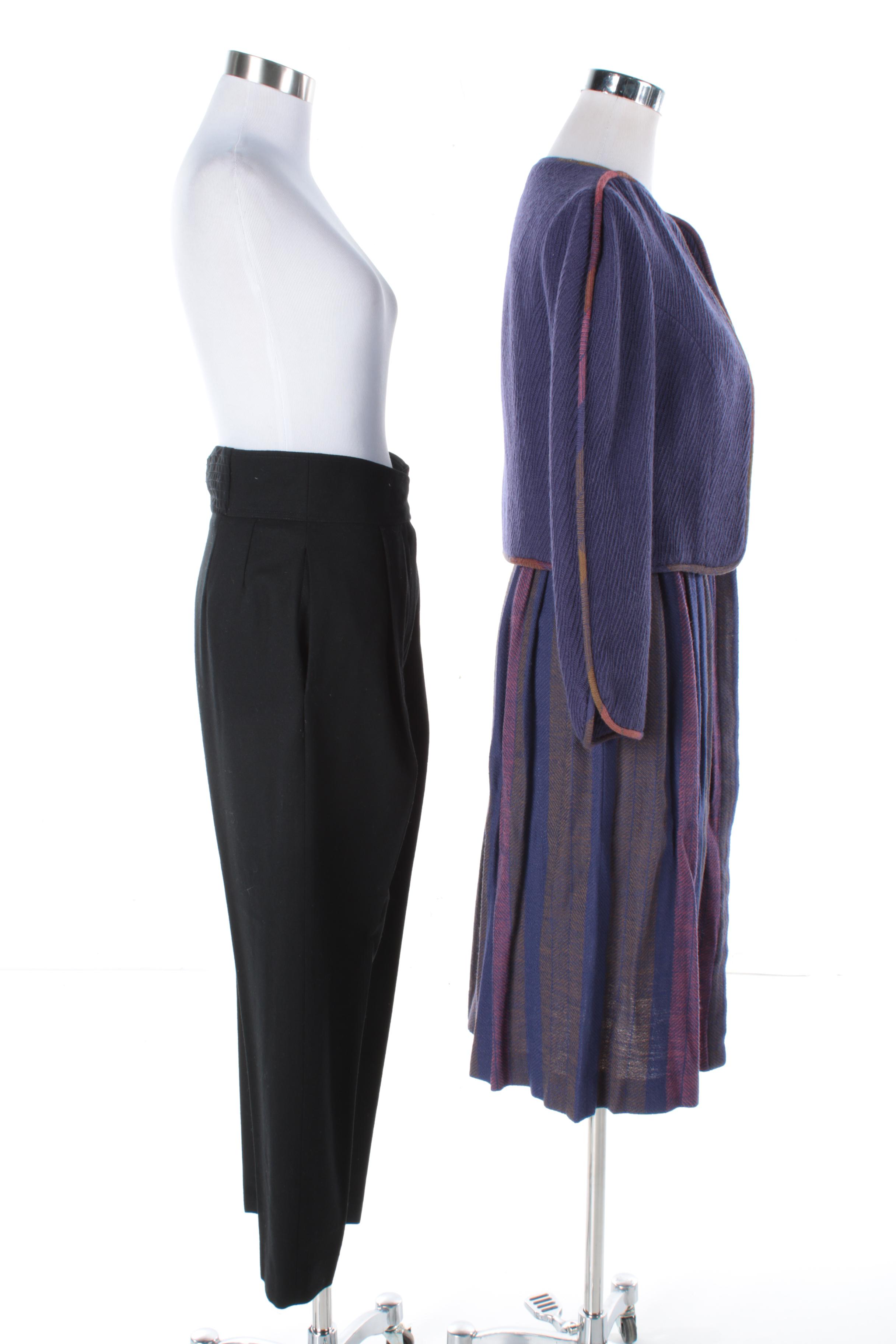 Vintage Jeanne Marc Wool Jacket, Skirt and Pants