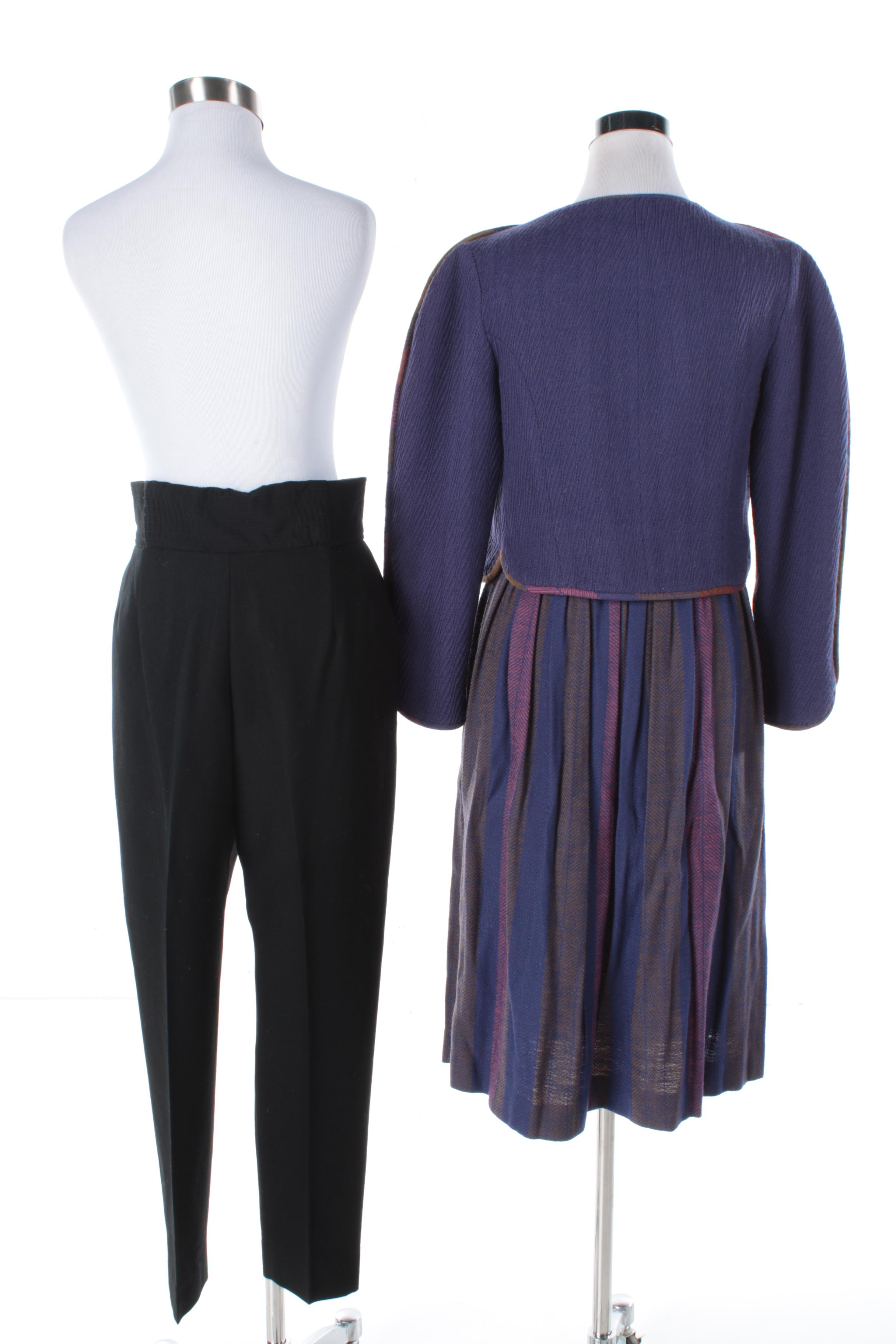 Vintage Jeanne Marc Wool Jacket, Skirt and Pants