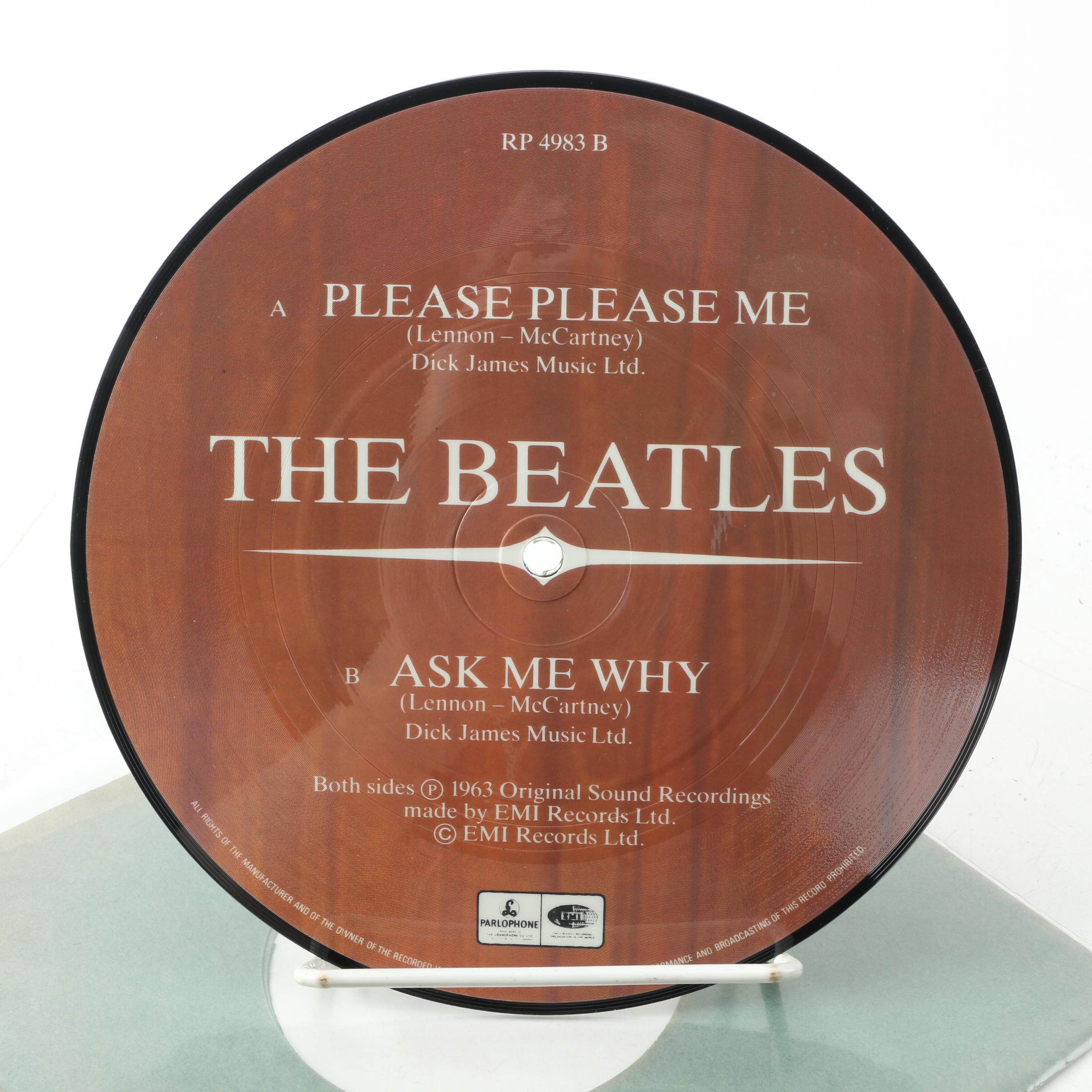 The Beatles 20th Anniversary UK Picture Disc Records