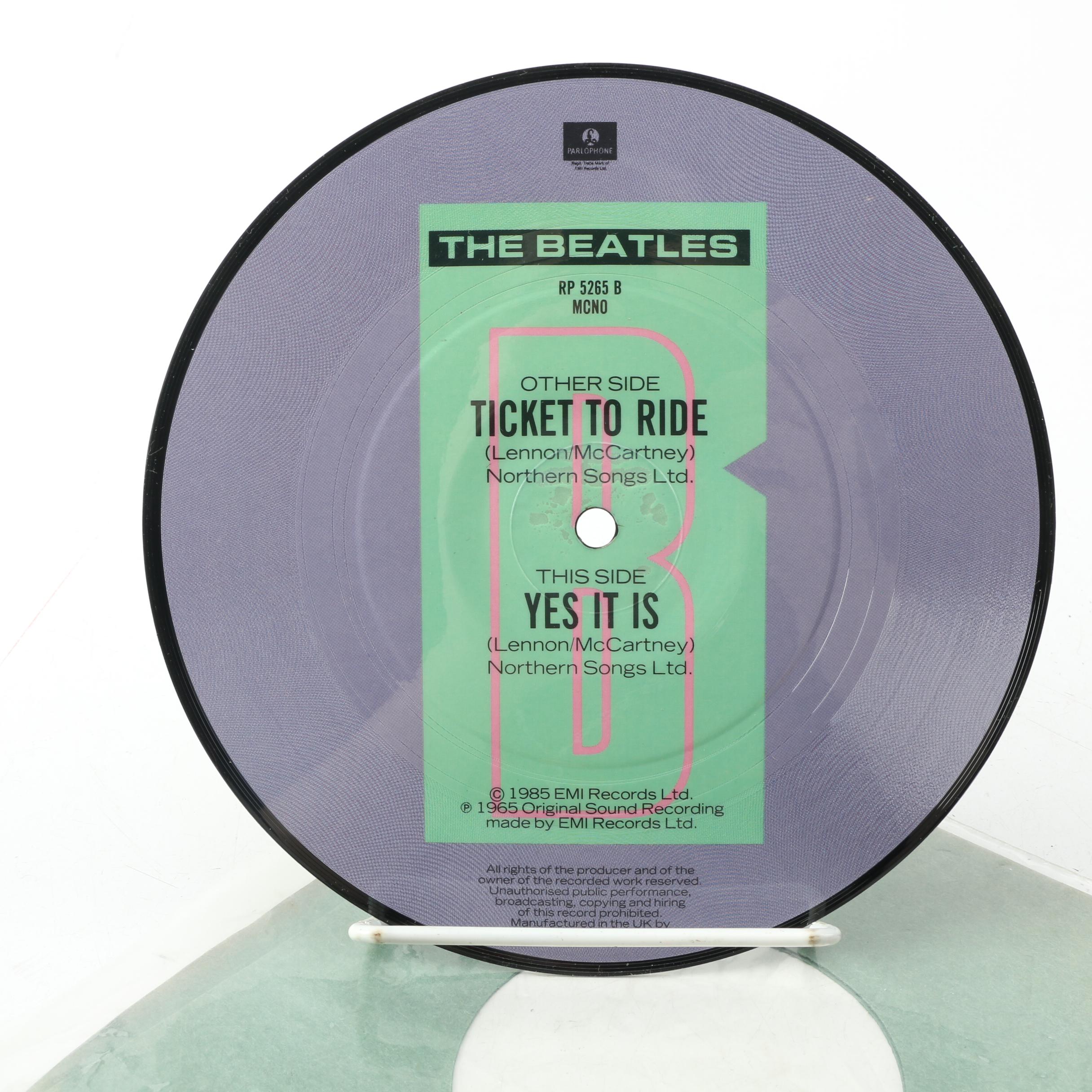 The Beatles 20th Anniversary UK Picture Disc Records