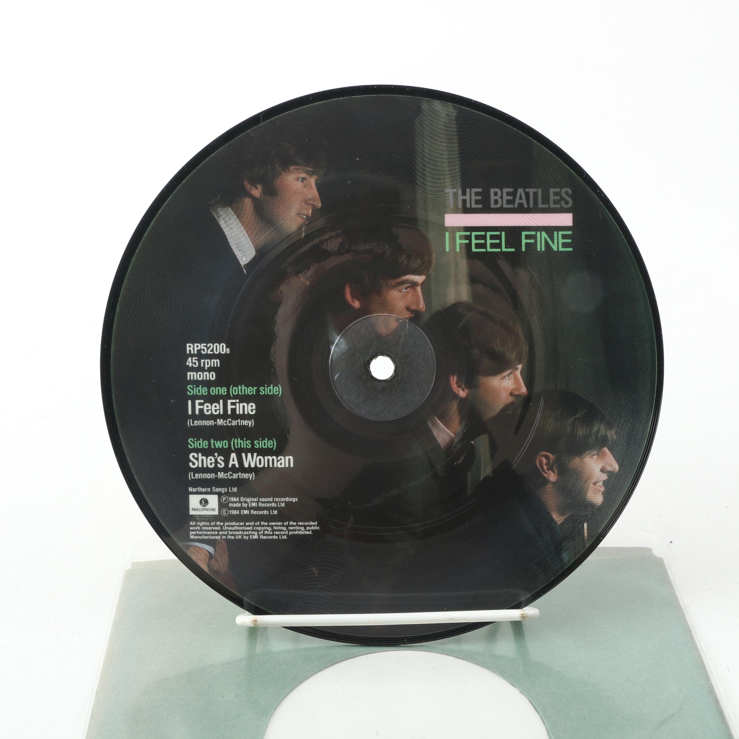 The Beatles 20th Anniversary UK Picture Disc Records