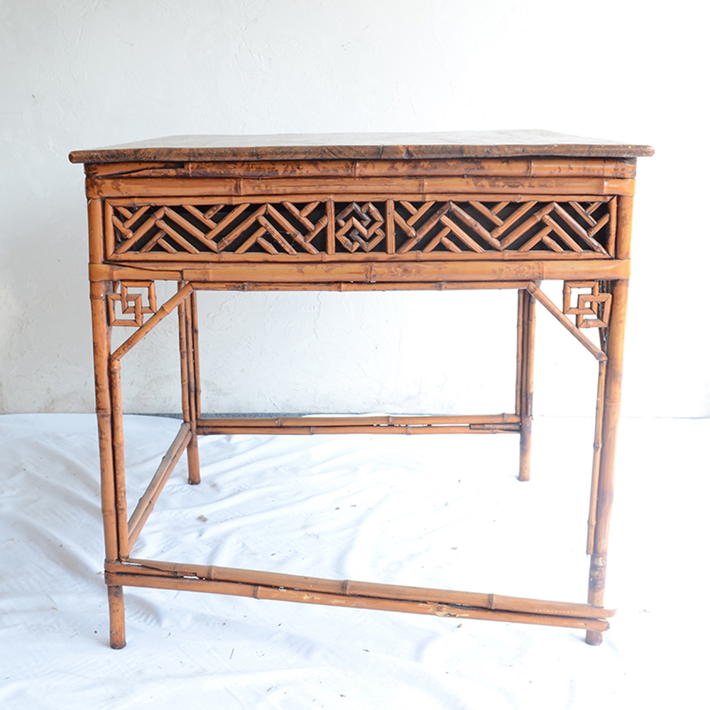 Vintage Rattan Desk