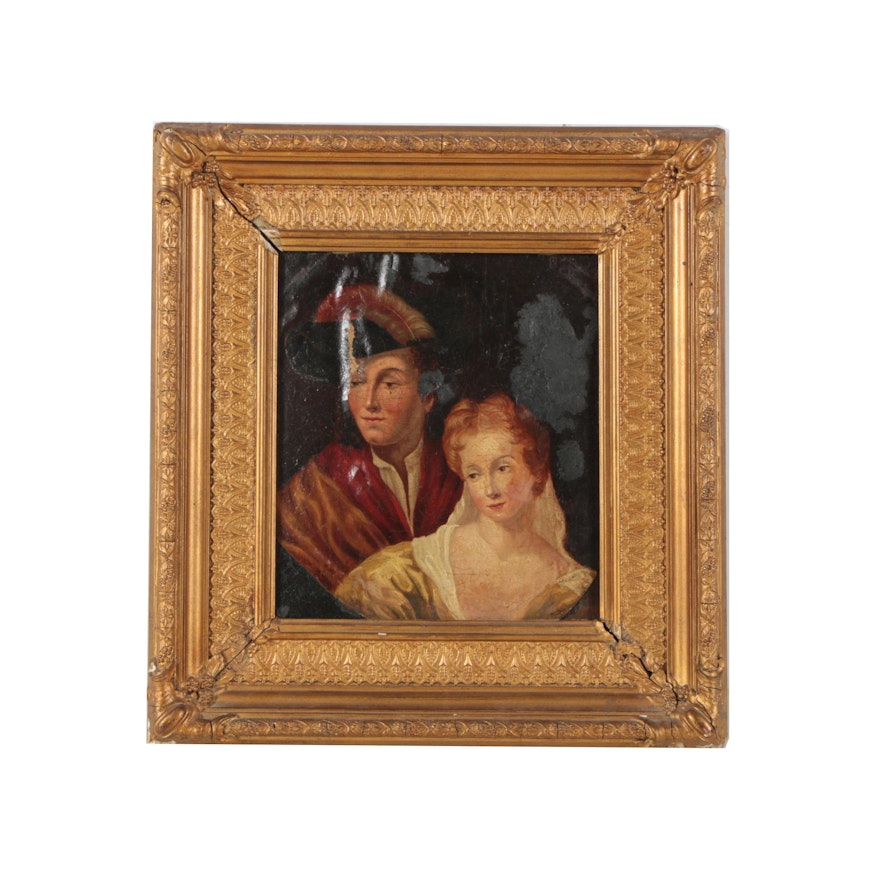 Oil Painting of a Couple