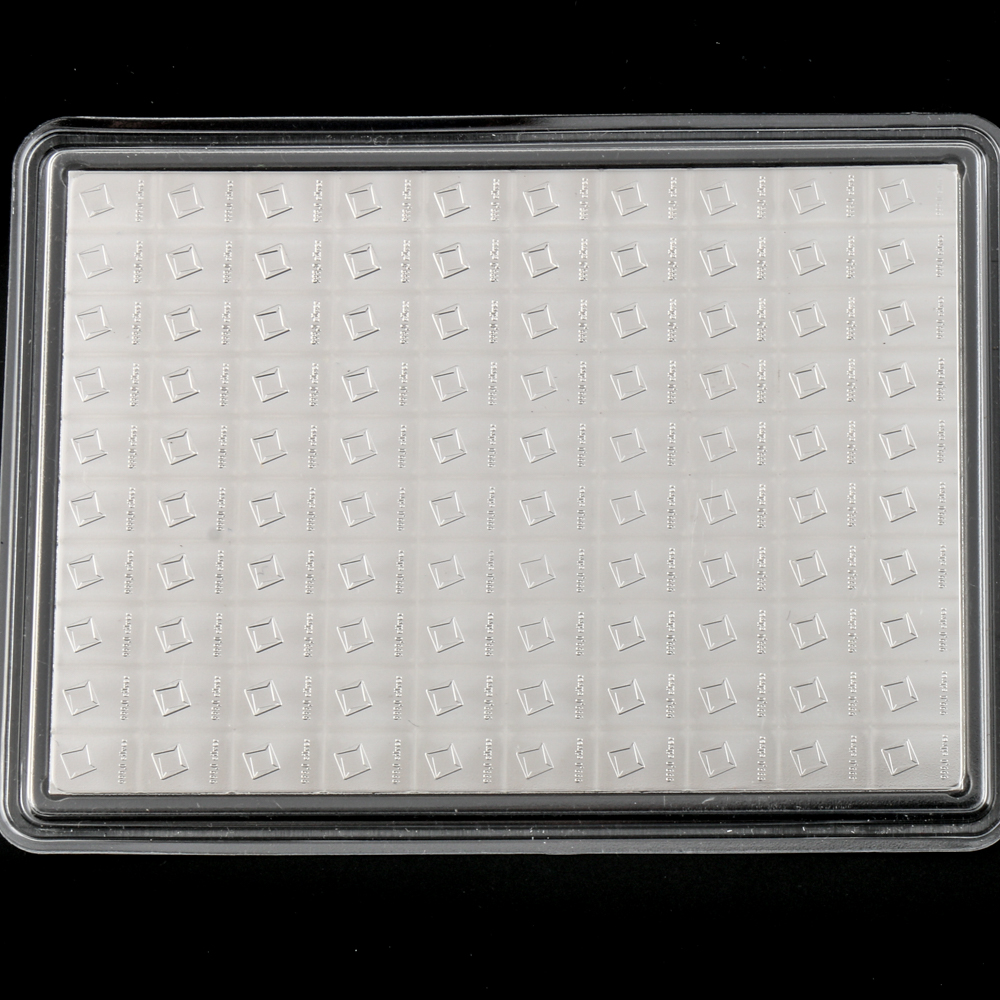 Valcambi Suisse 100 1-Gram 999 Silver Bars Ingots