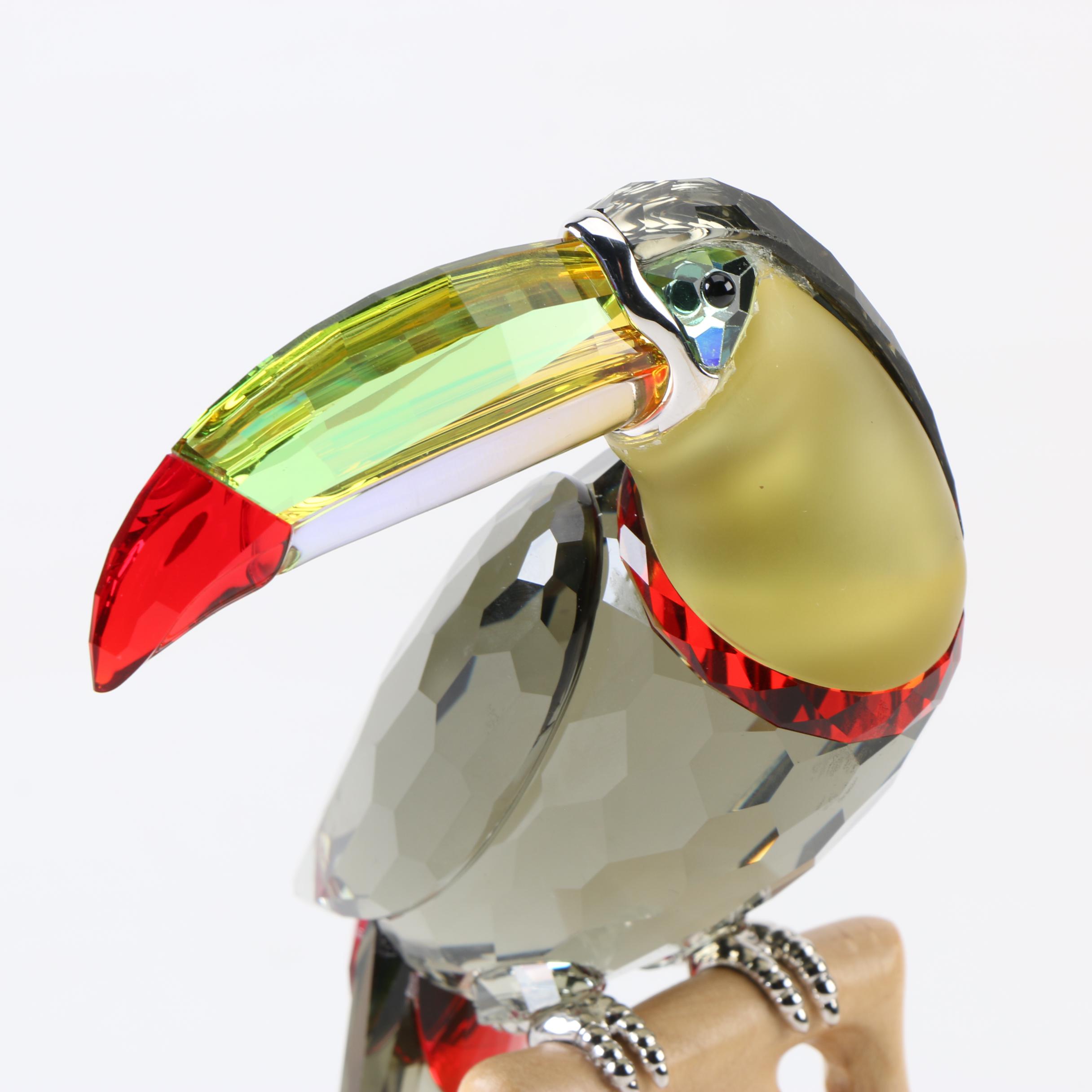 Swarovski Crystal "Black Diamond Toucan" Figurine