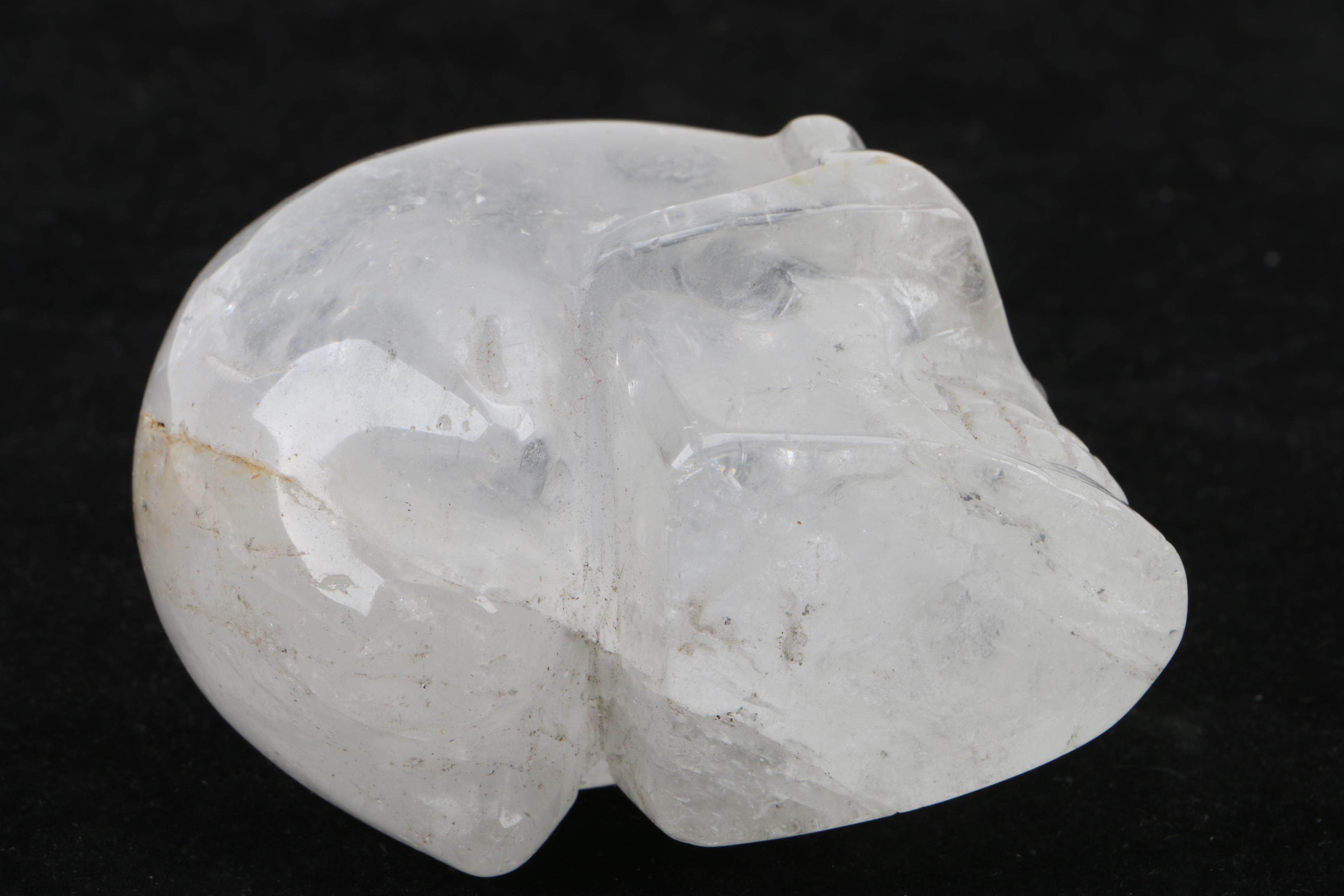 Carved Quartz Skull