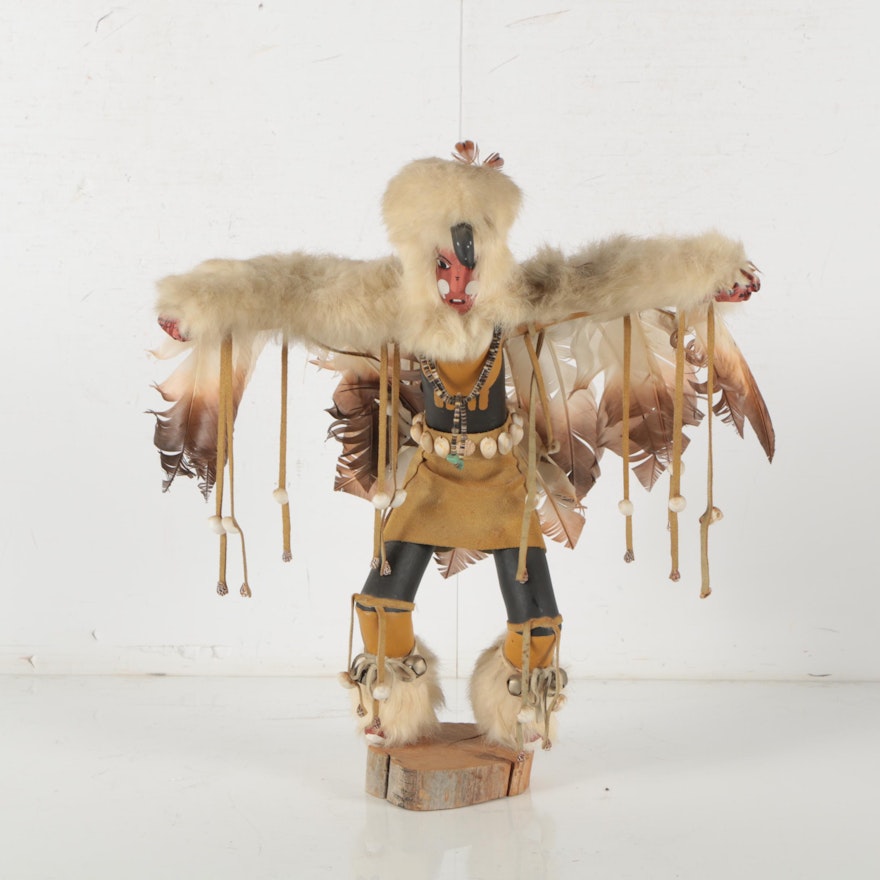 T. Parkett Kachina Doll "Eagle Dancer"