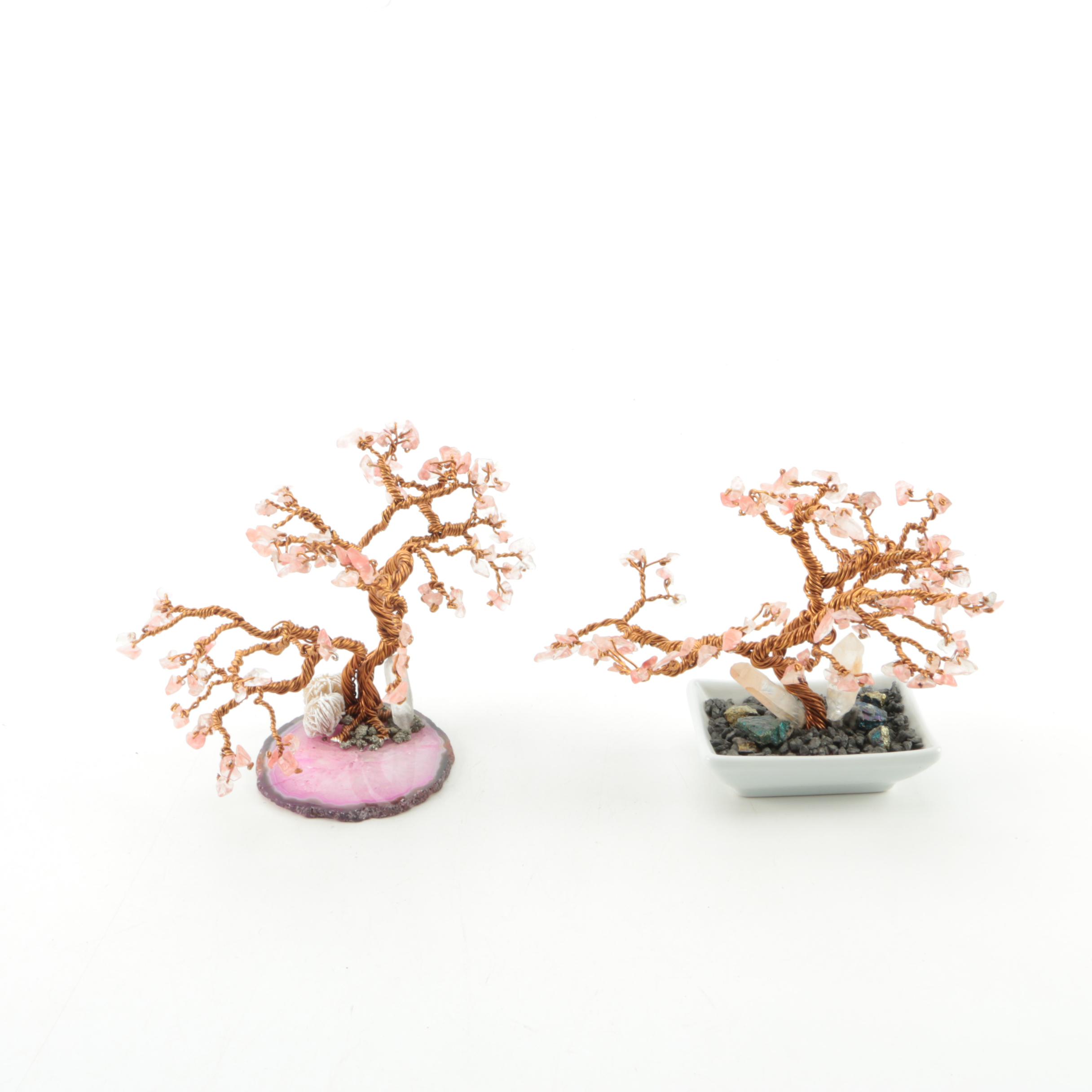 Stone Wire Wrapped Trees