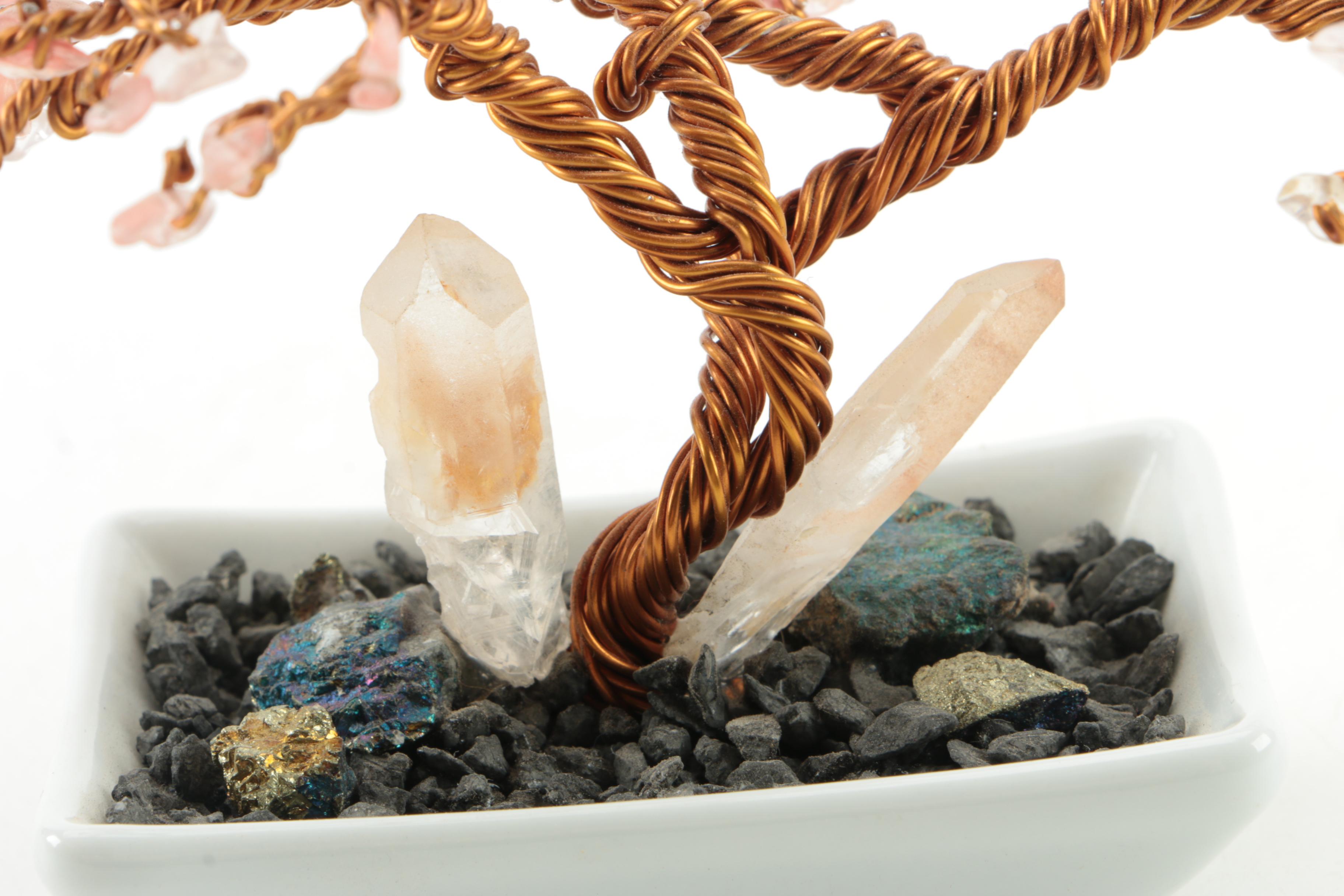 Stone Wire Wrapped Trees