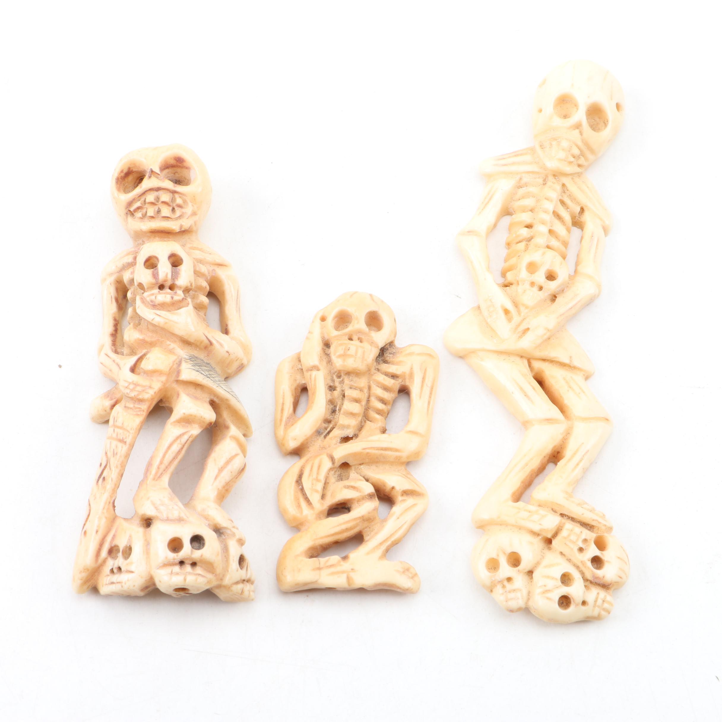 Carved Bone Figurines