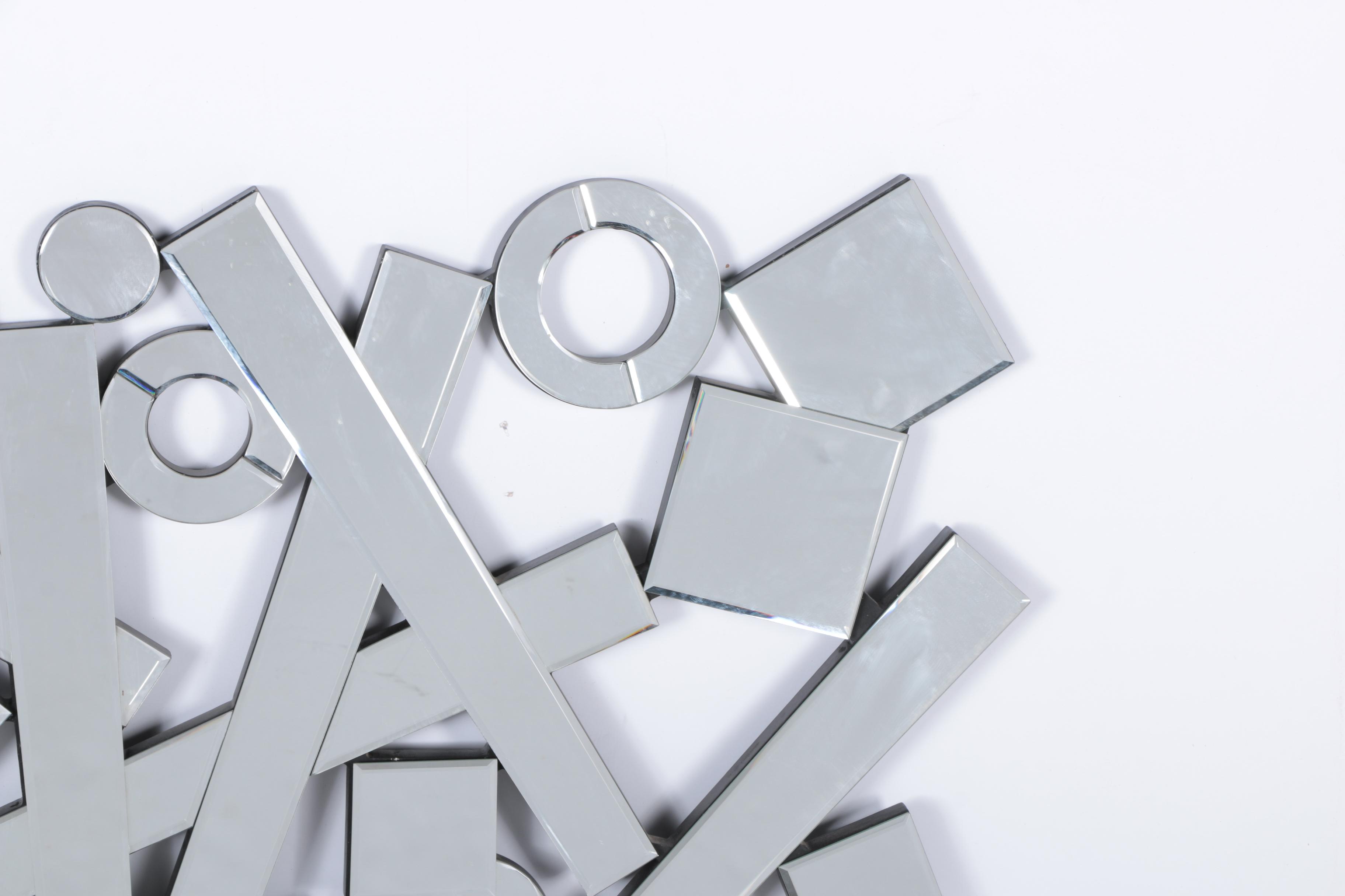 Abstract Mirrored Wall Hanging