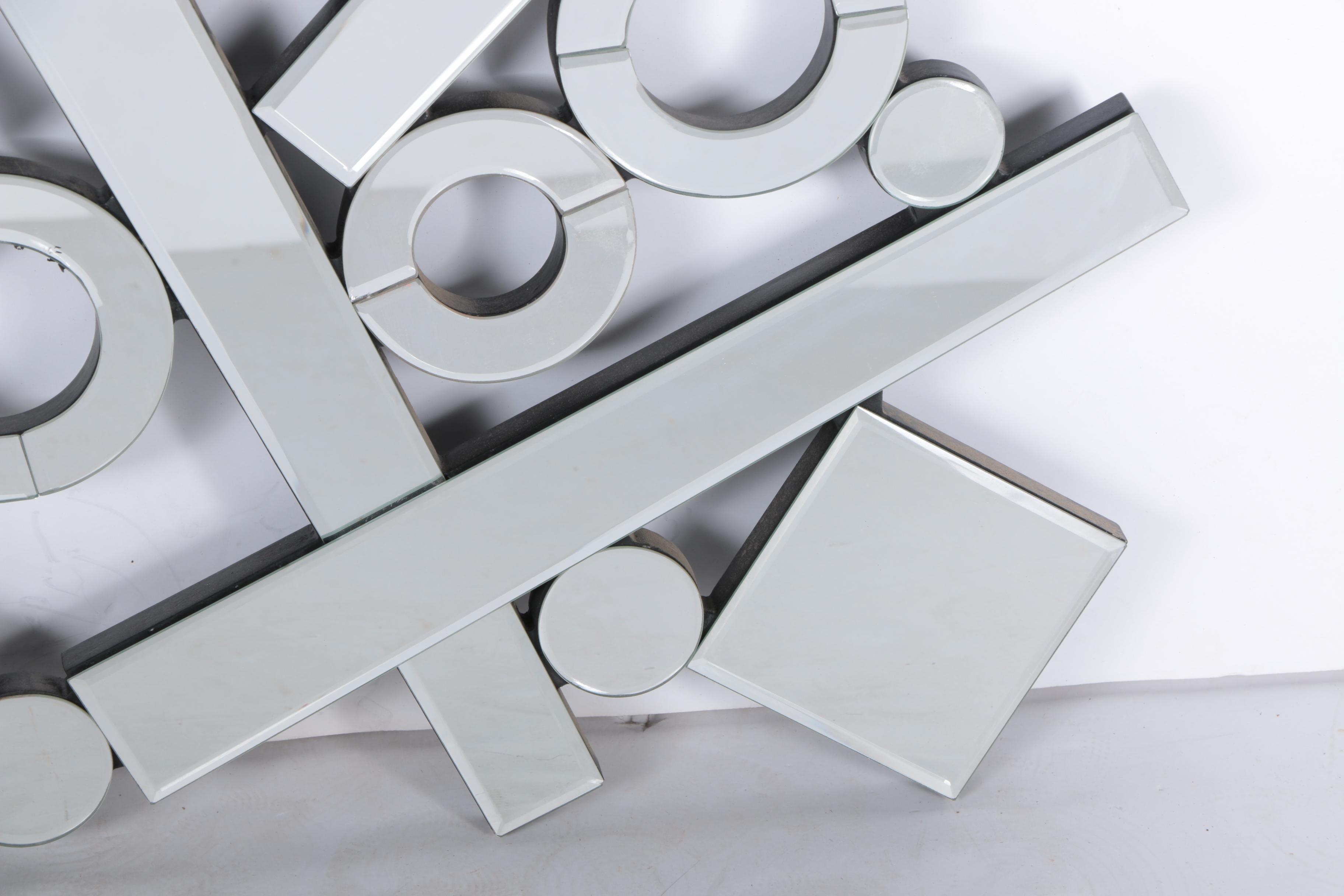 Abstract Mirrored Wall Hanging