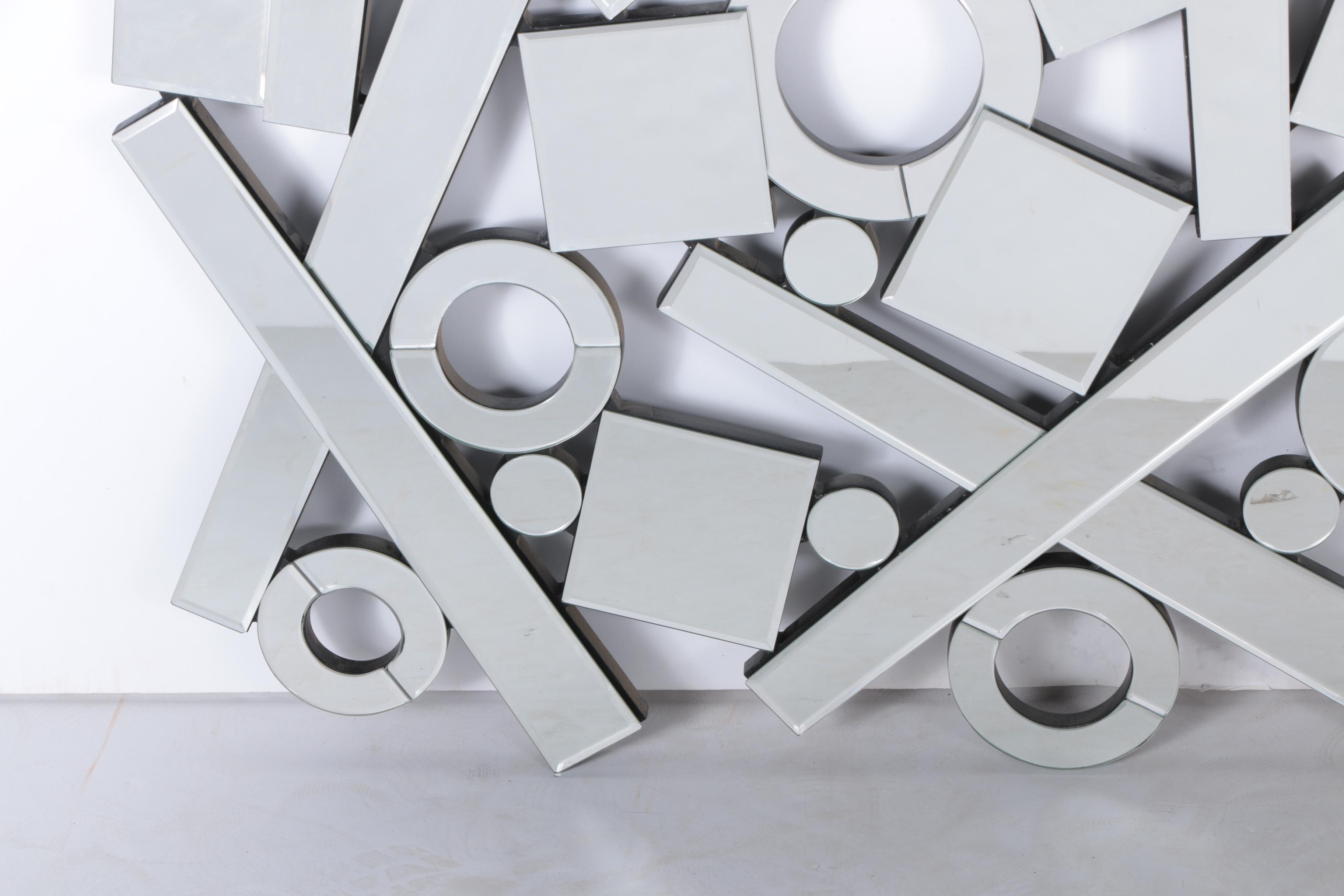 Abstract Mirrored Wall Hanging