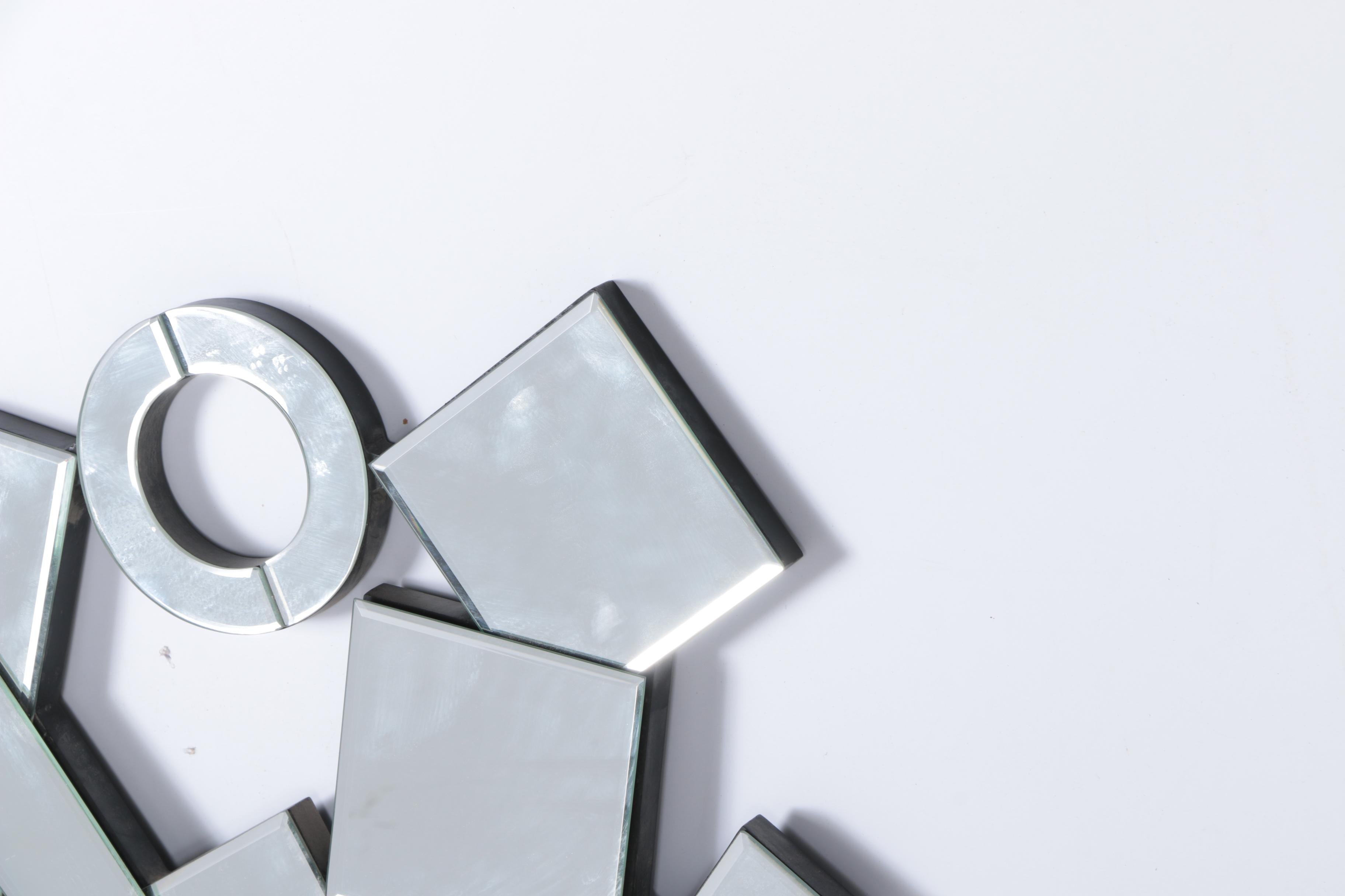 Abstract Mirrored Wall Hanging