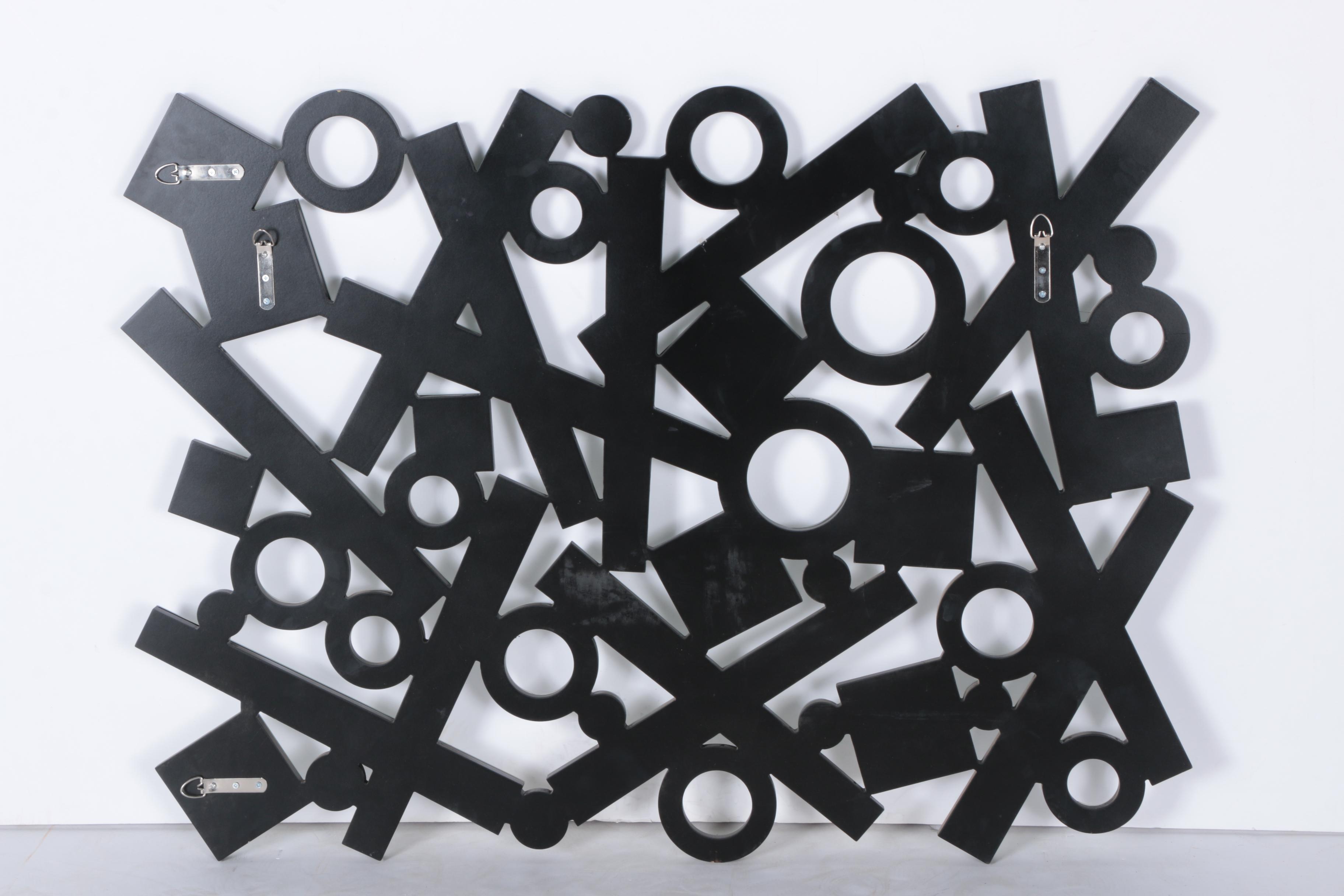 Abstract Mirrored Wall Hanging