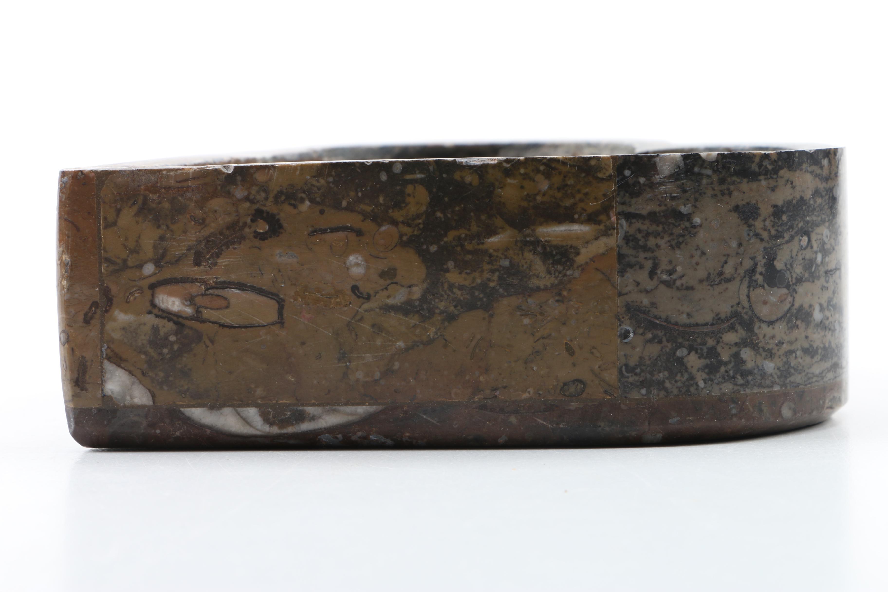 Fossiliferous Limestone Trinket Box