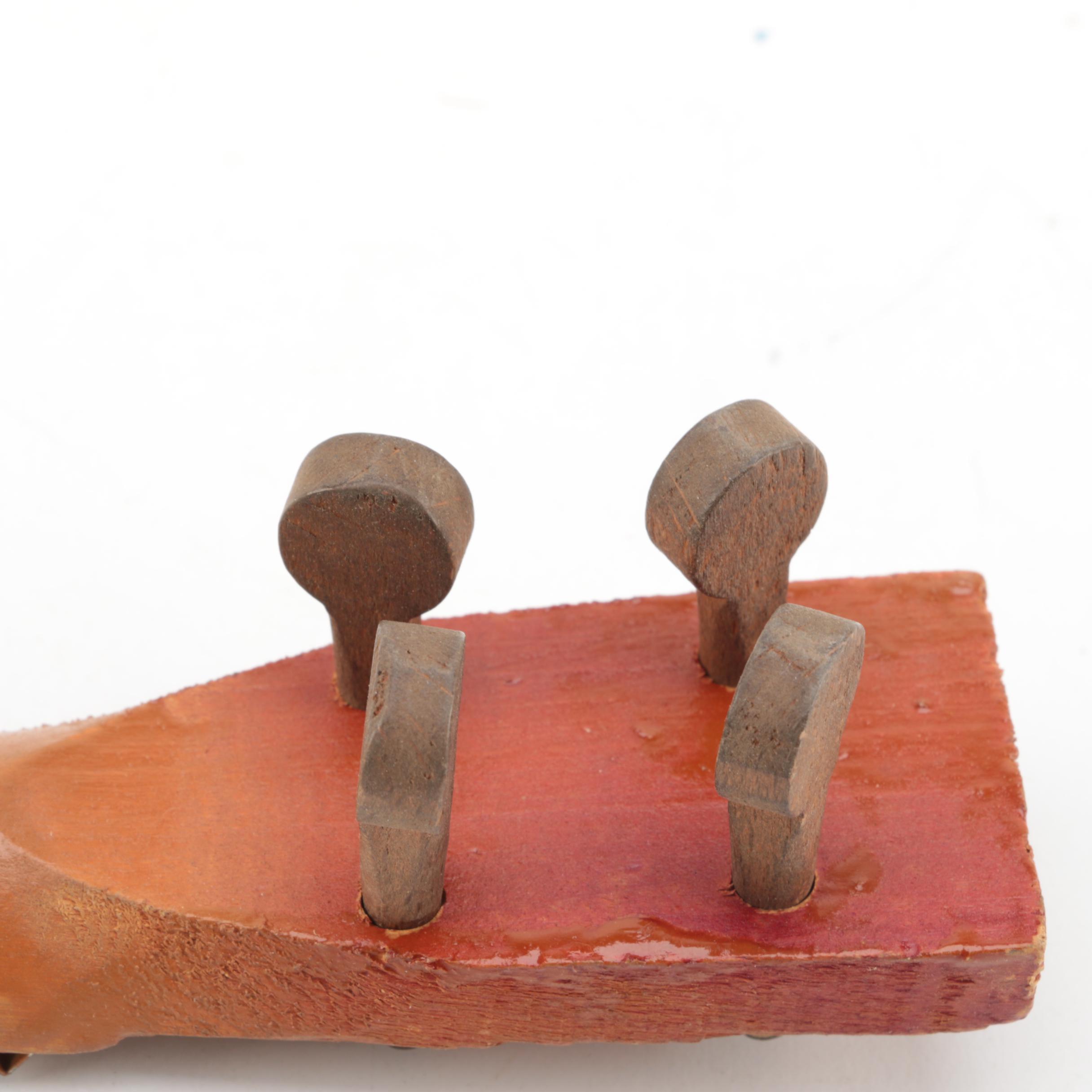 Vintage Czechoslovakian Haro Rawhide Stringed Ukulele