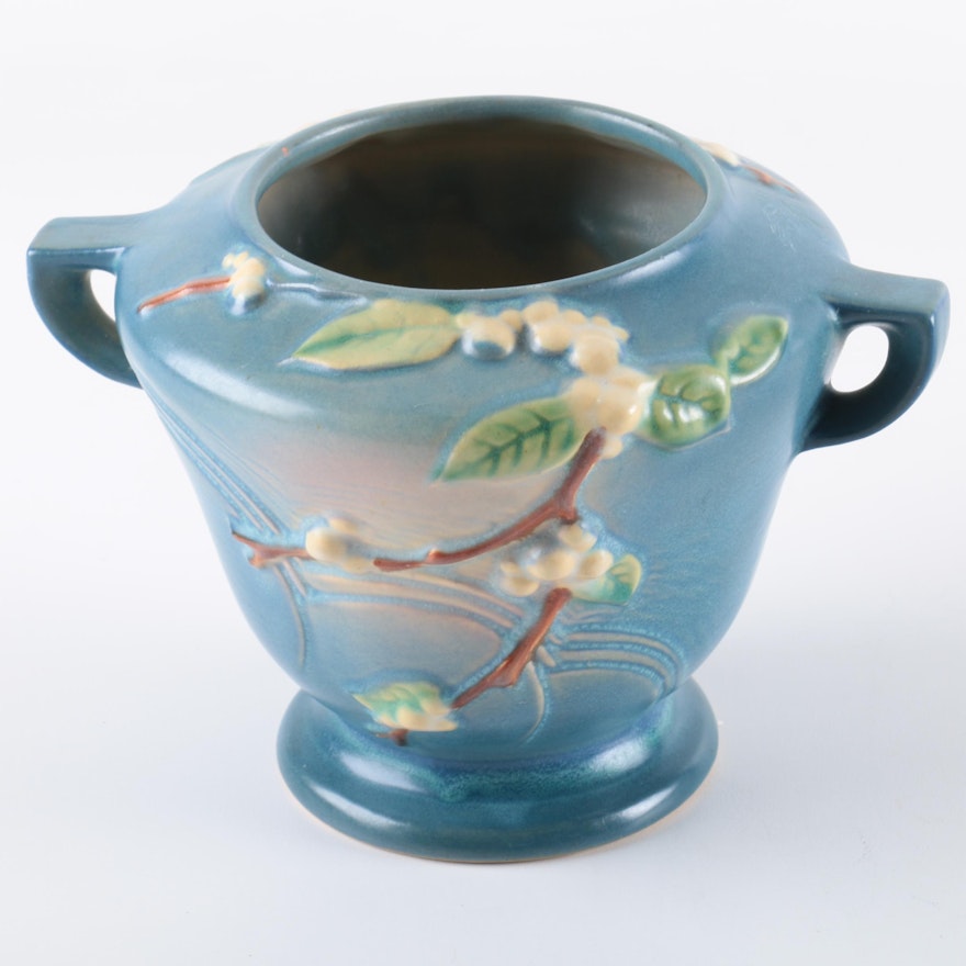 Roseville Pottery "Snowberry" Jardinière