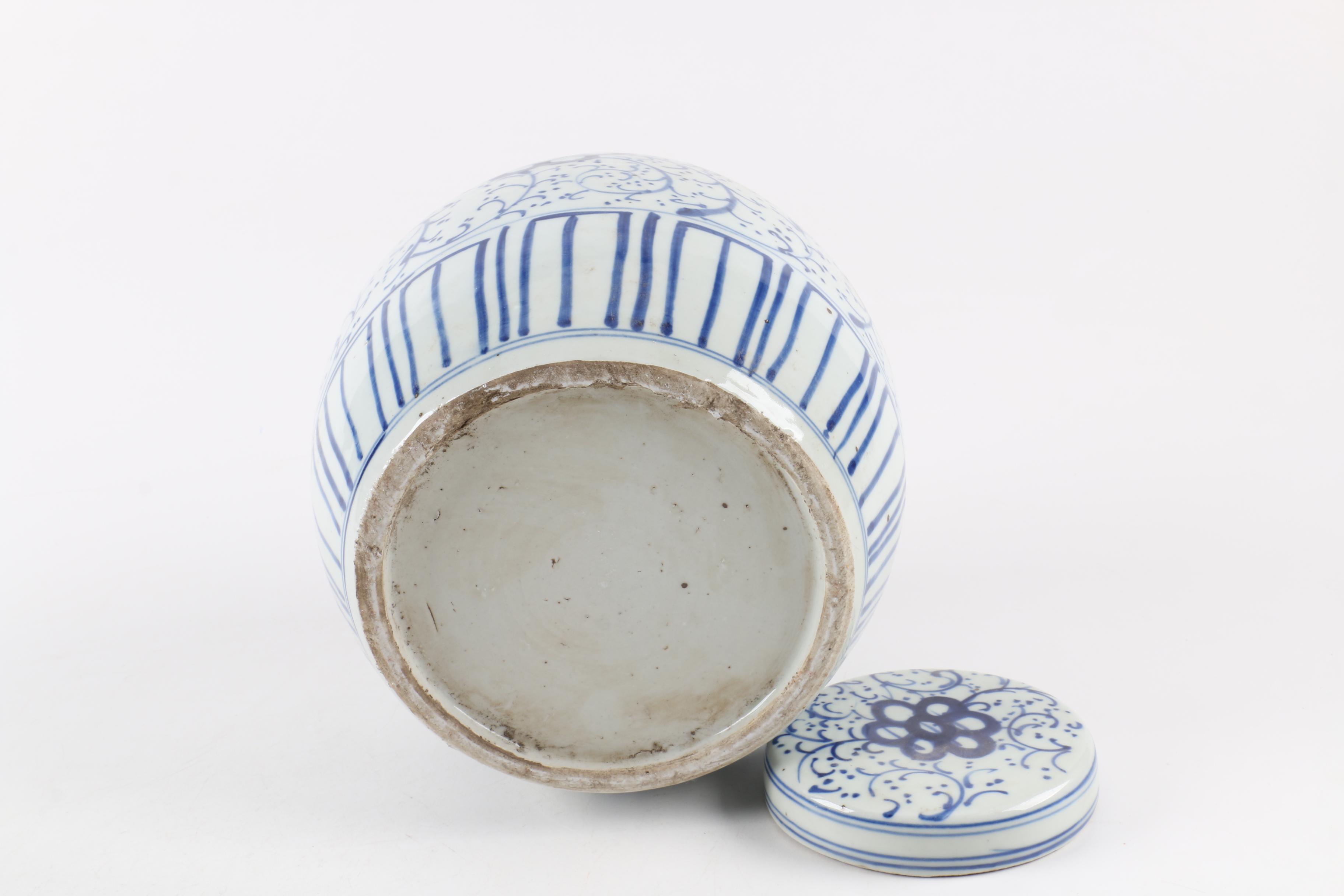 Chinese Ceramic Ginger Jars with Lids