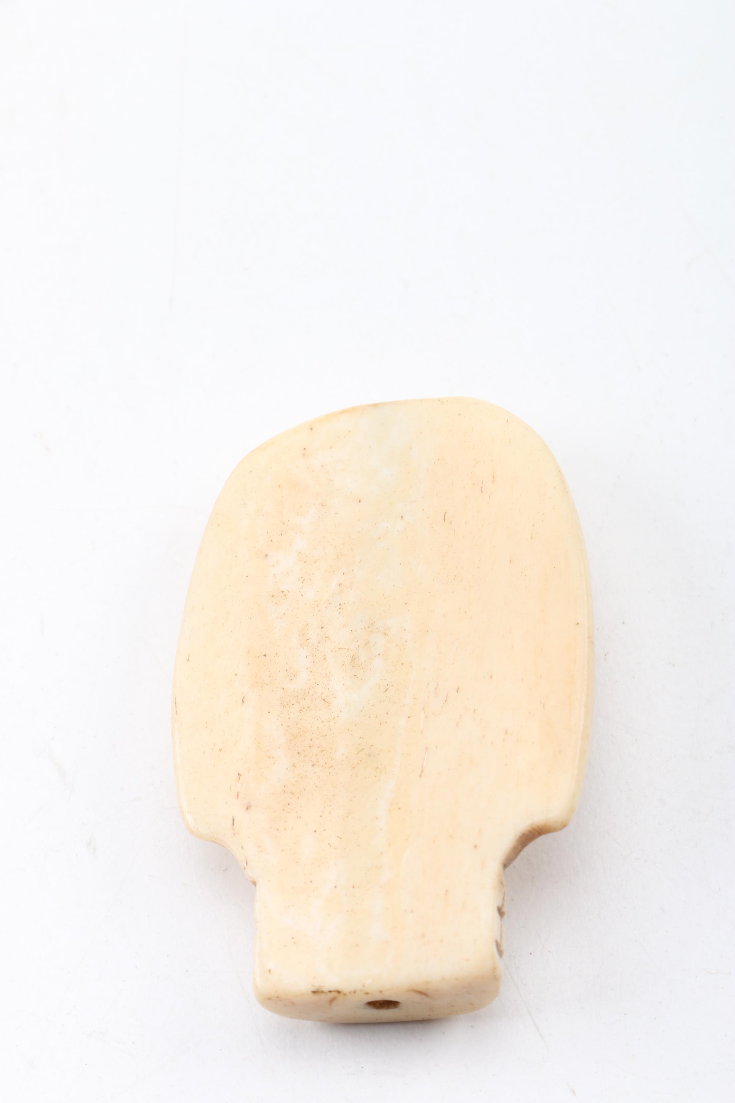 Carved Bone Skull Figurines