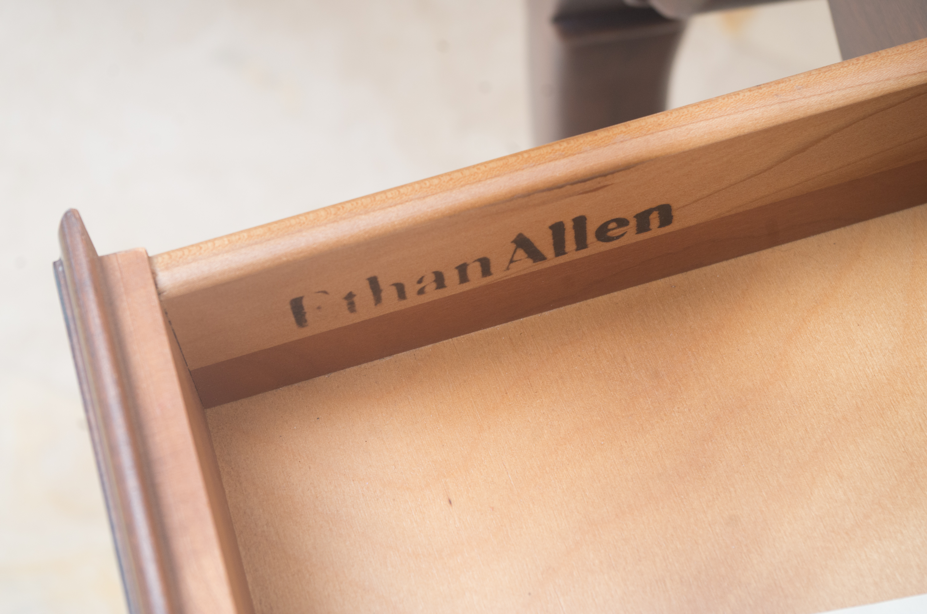 Queen Anne Style Game Table by Ethan Allen