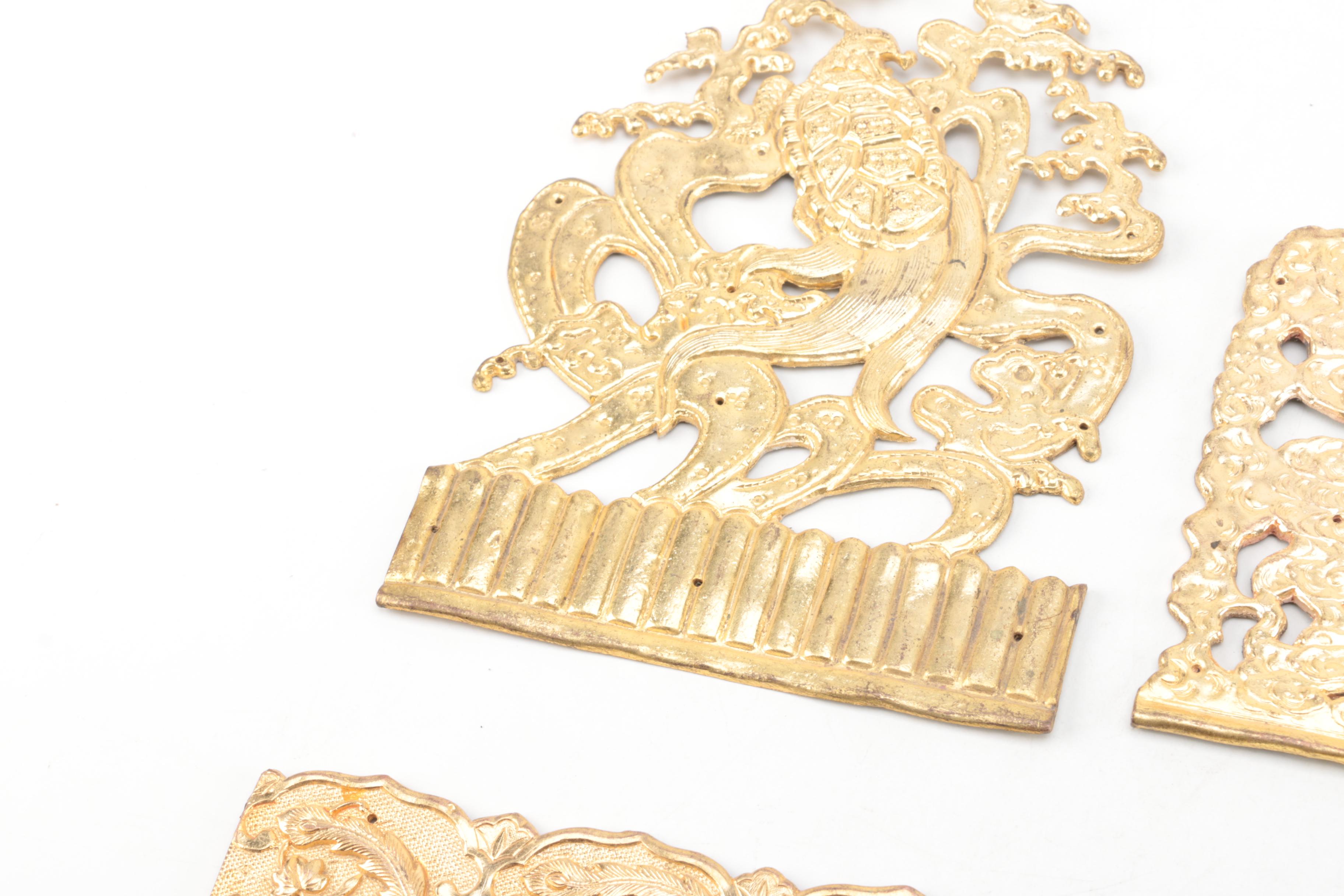 Asian Metal Wall Plaques