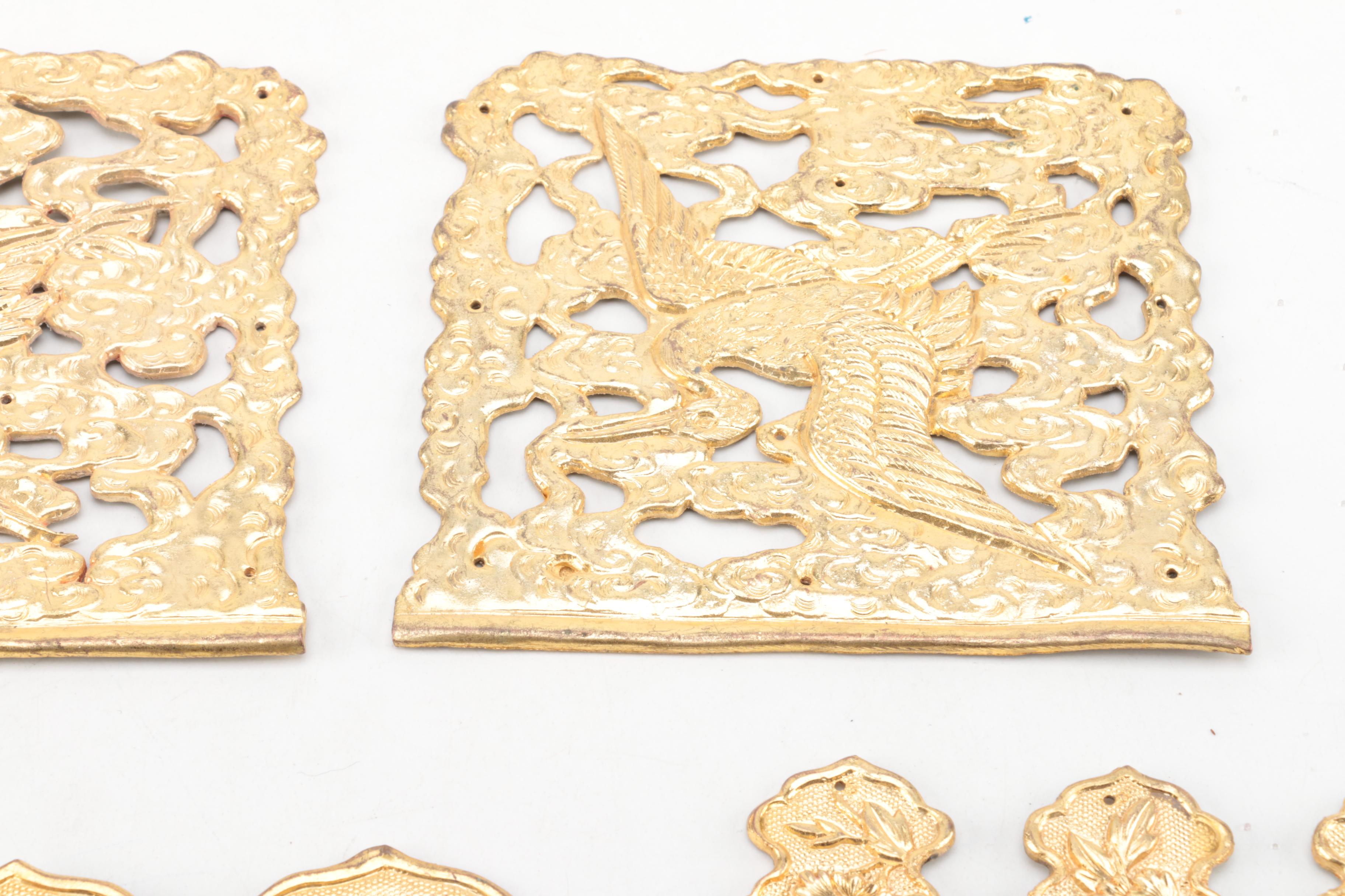 Asian Metal Wall Plaques