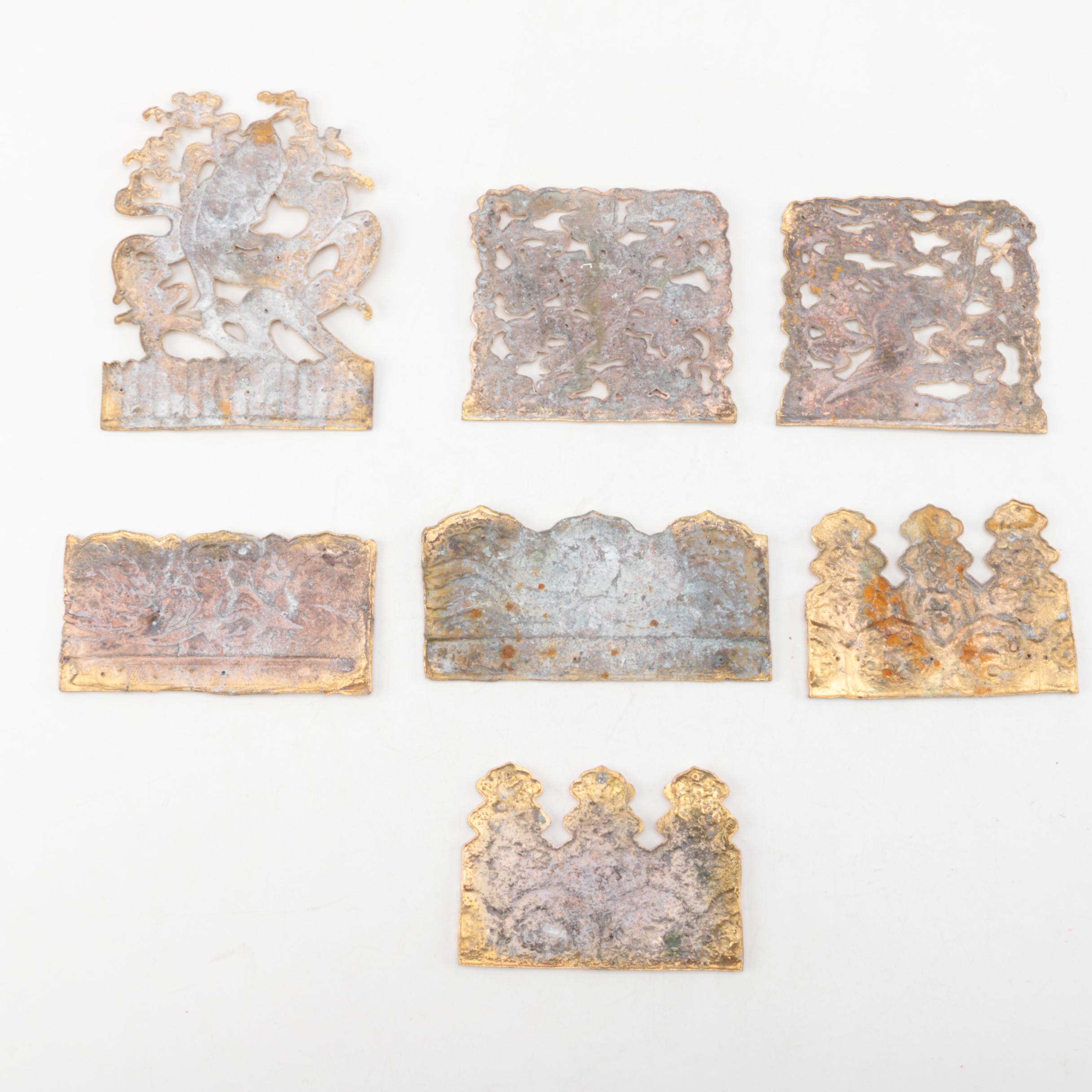 Asian Metal Wall Plaques