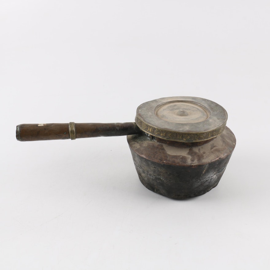 Tibetan Style Metal Cooking Pot