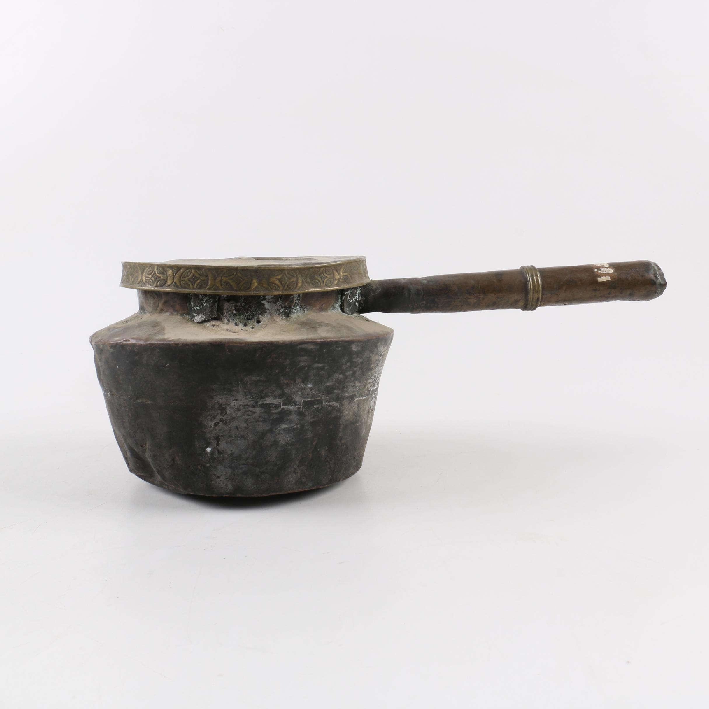 Tibetan Style Metal Cooking Pot