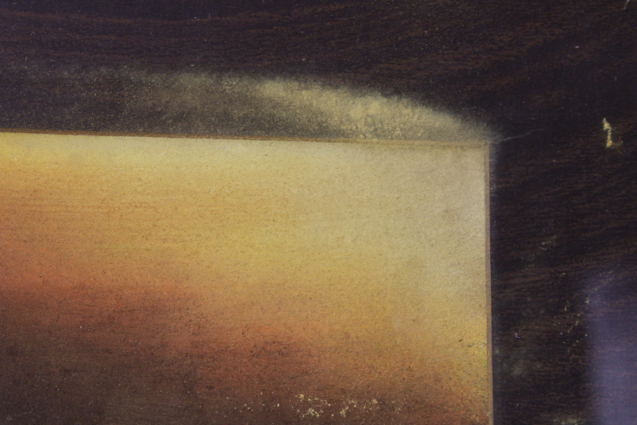 George Thompson Hobbs Pastel of Strawberries Still Life Drawing