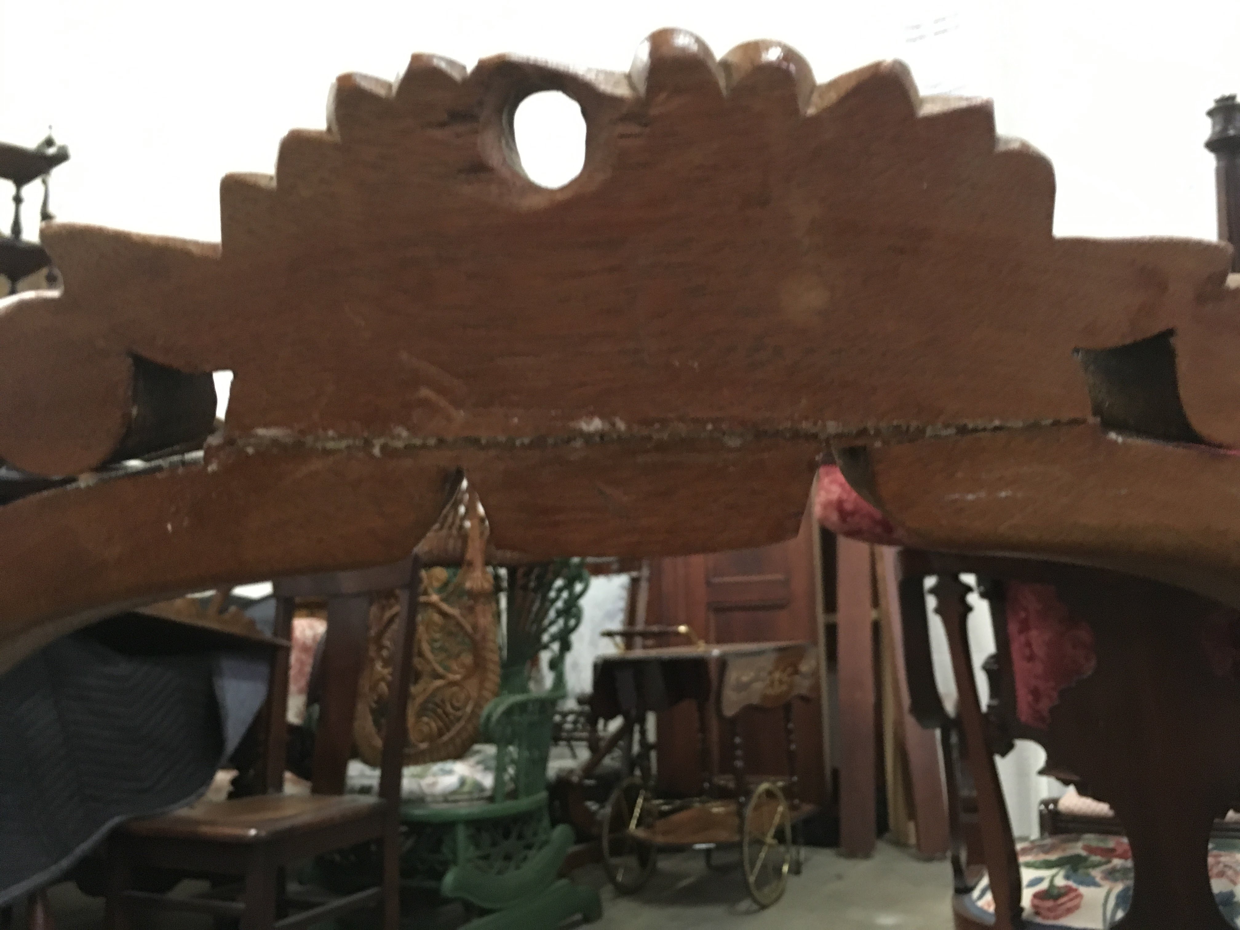 Victorian Carved Walnut Chair With Needlepoint Seat