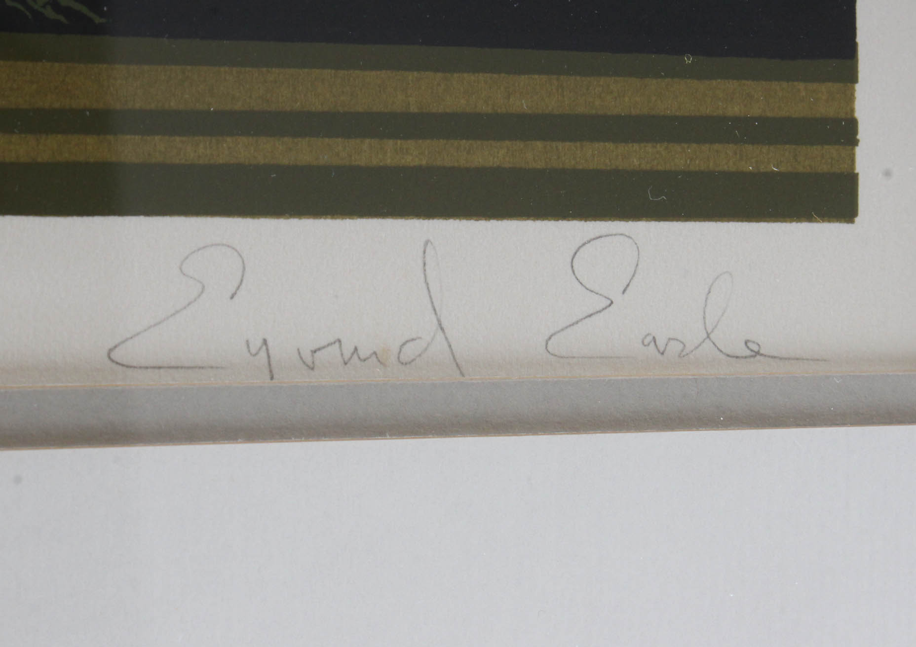 Eyvind Earle Serigraph "Valley" Series Landscape