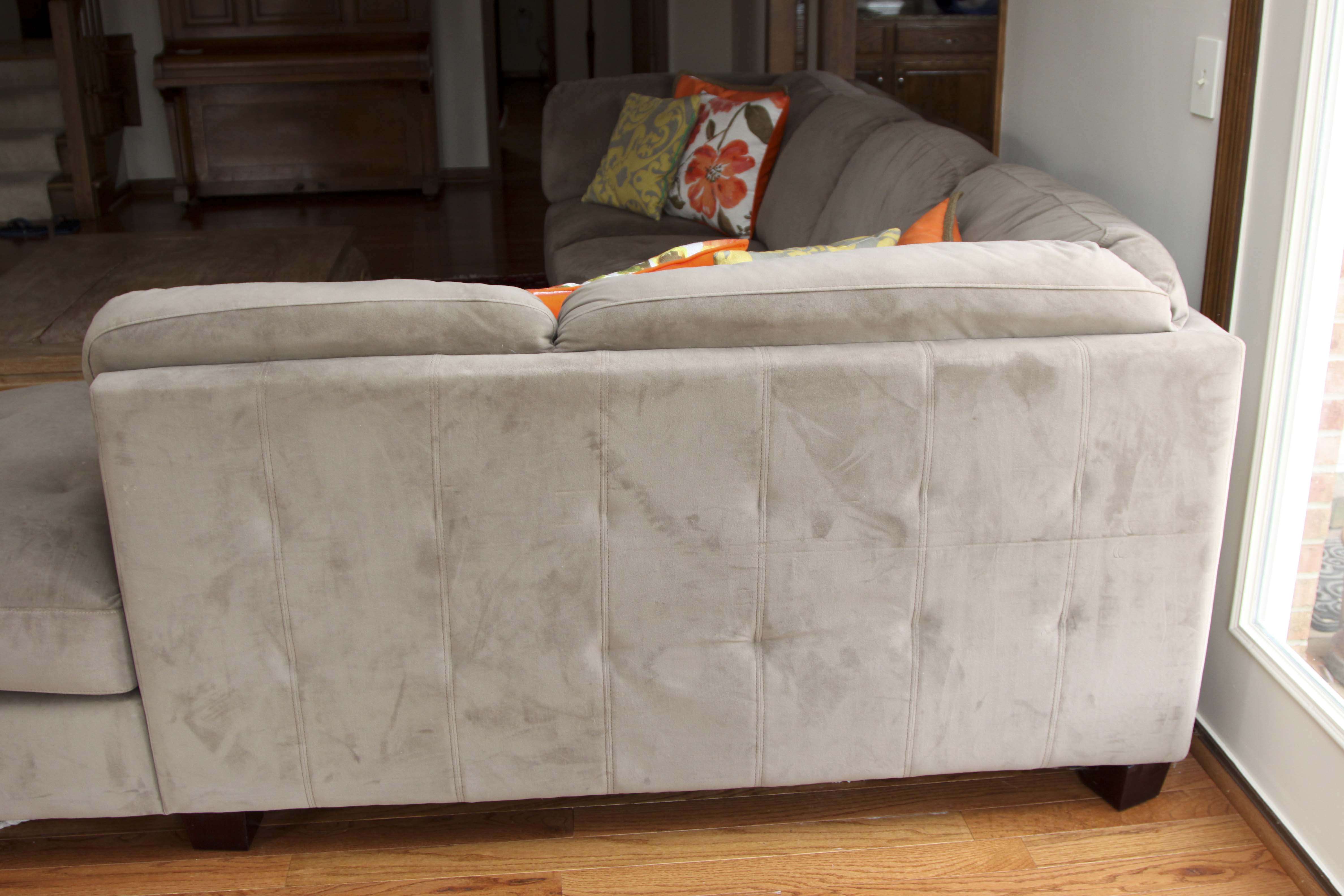 Sectional Sofa with Matching Ottoman