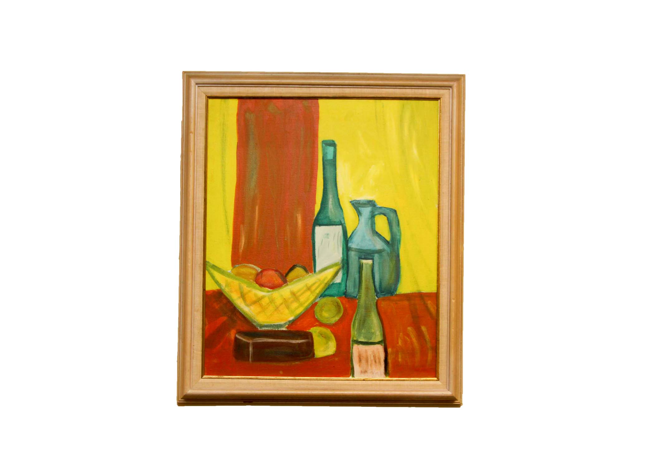 Framed Still Life Acrylic Painting