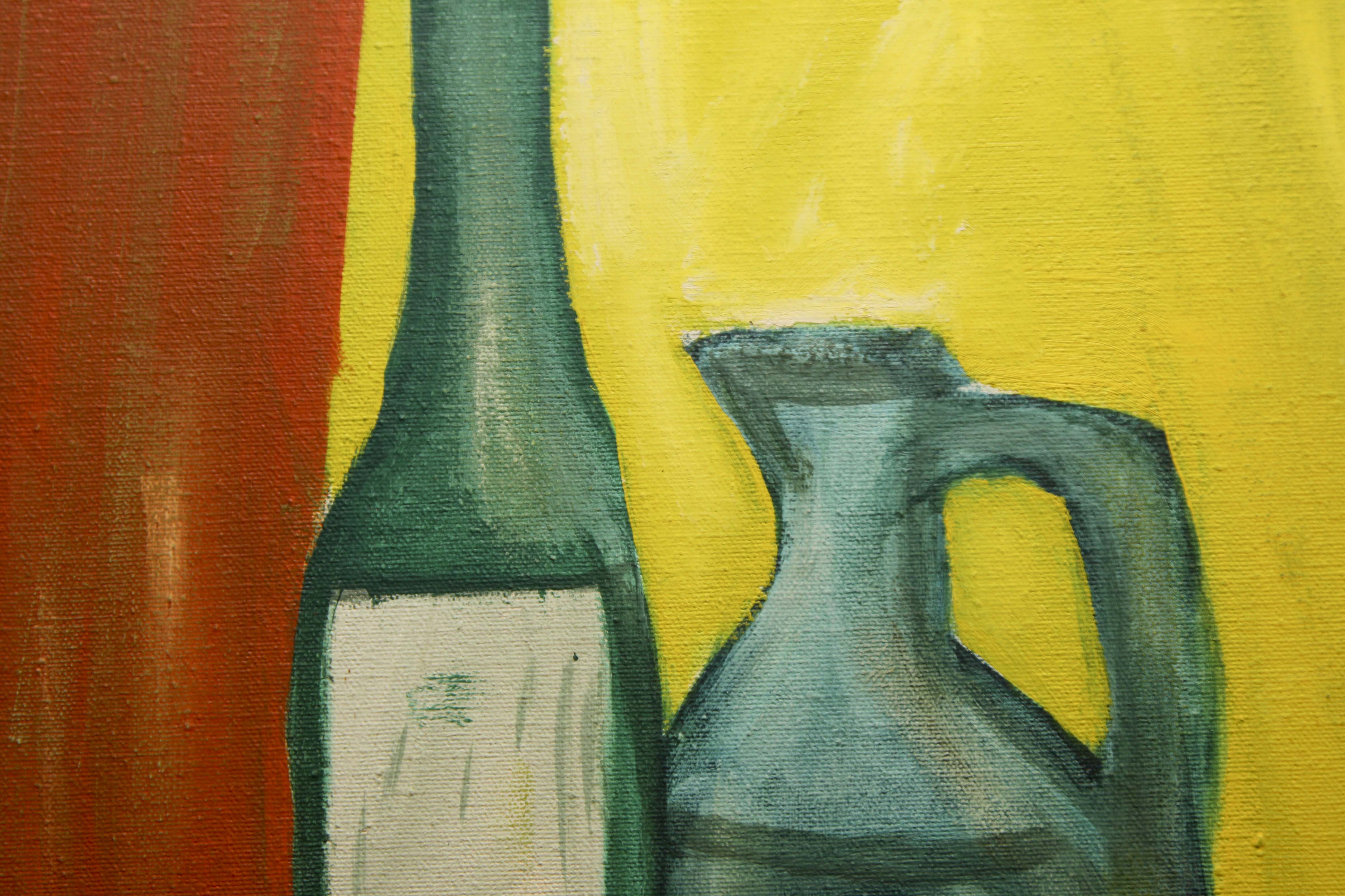 Framed Still Life Acrylic Painting