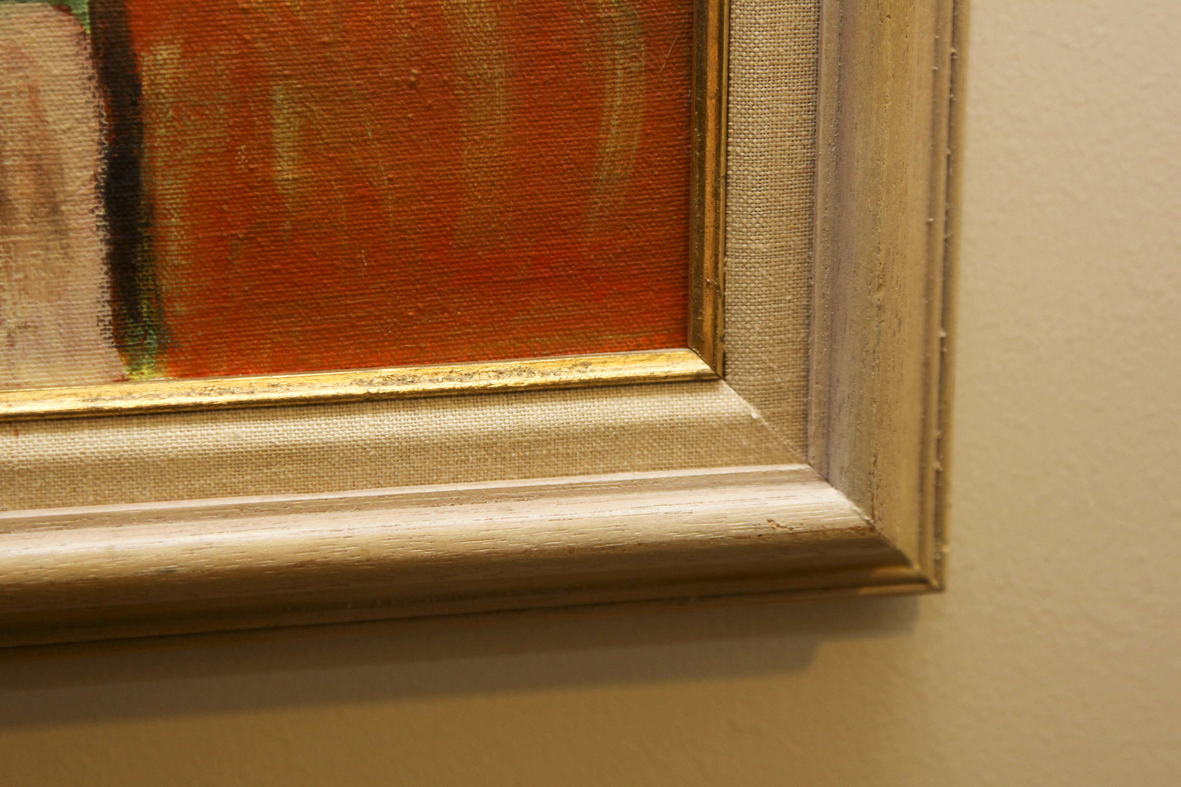 Framed Still Life Acrylic Painting