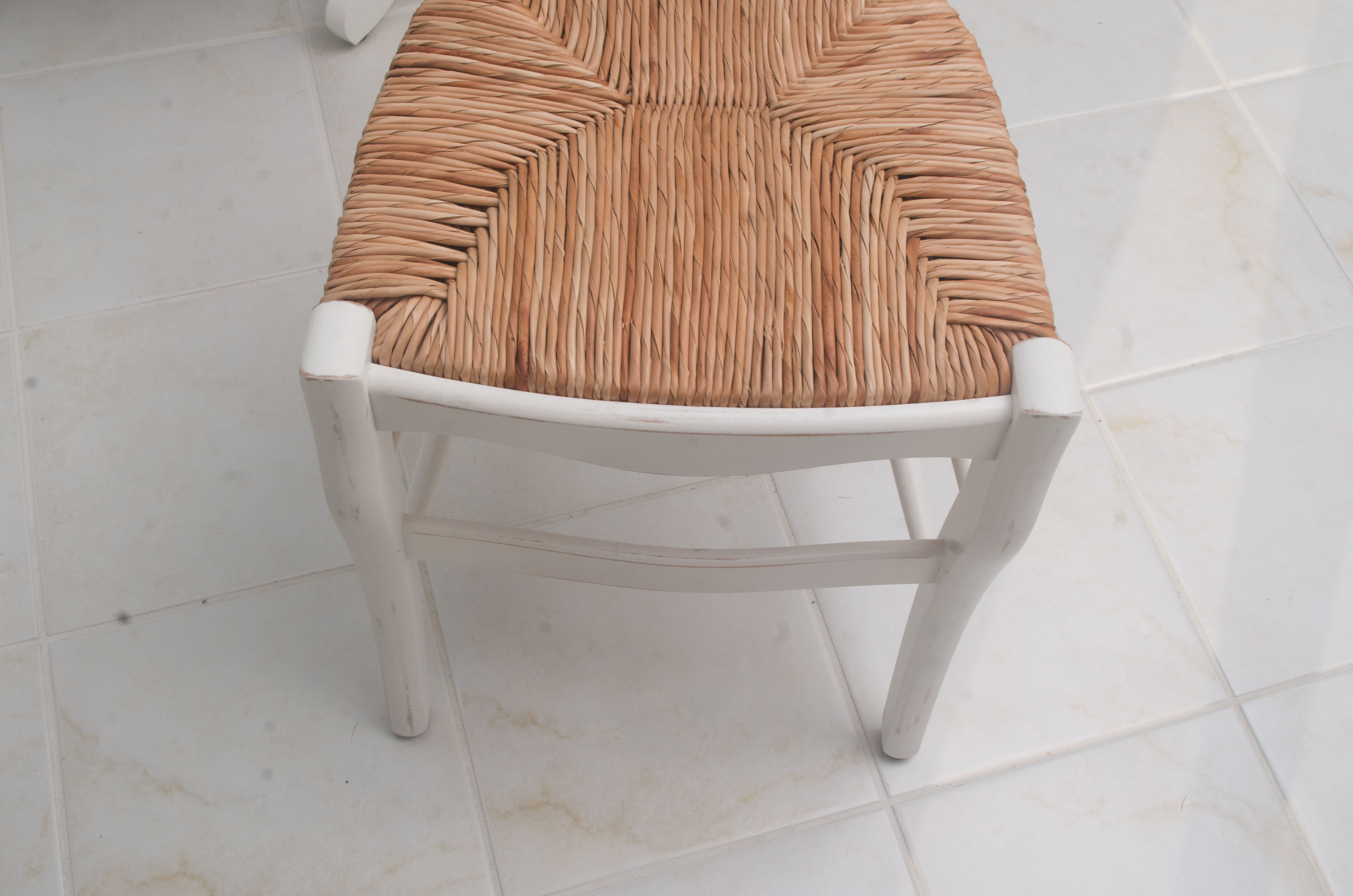 French Country Style Breakfast Table with Pair of Chairs